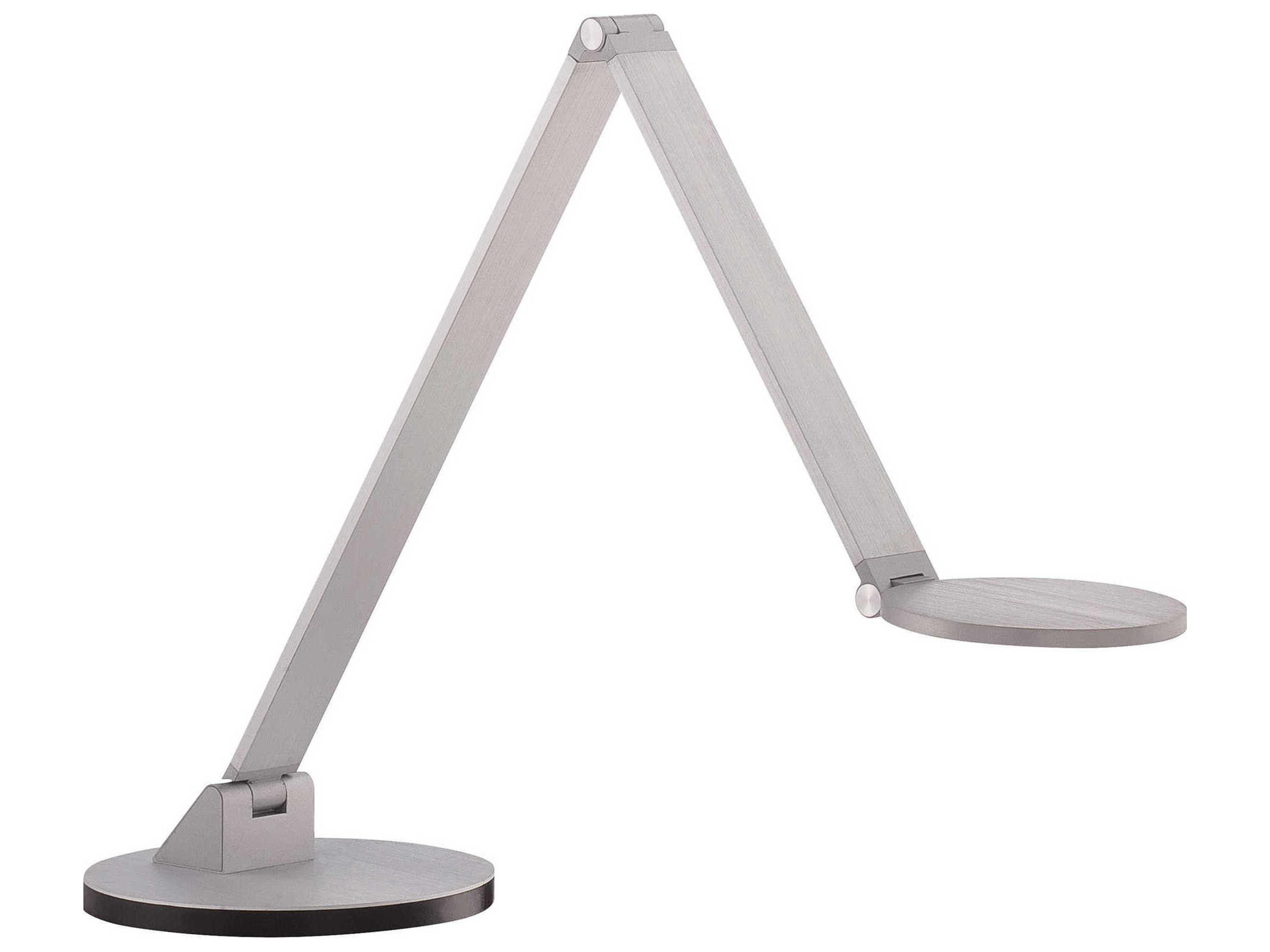 George Kovacs Georges Reading Room LED Chiseled Nickel Desk Lamp