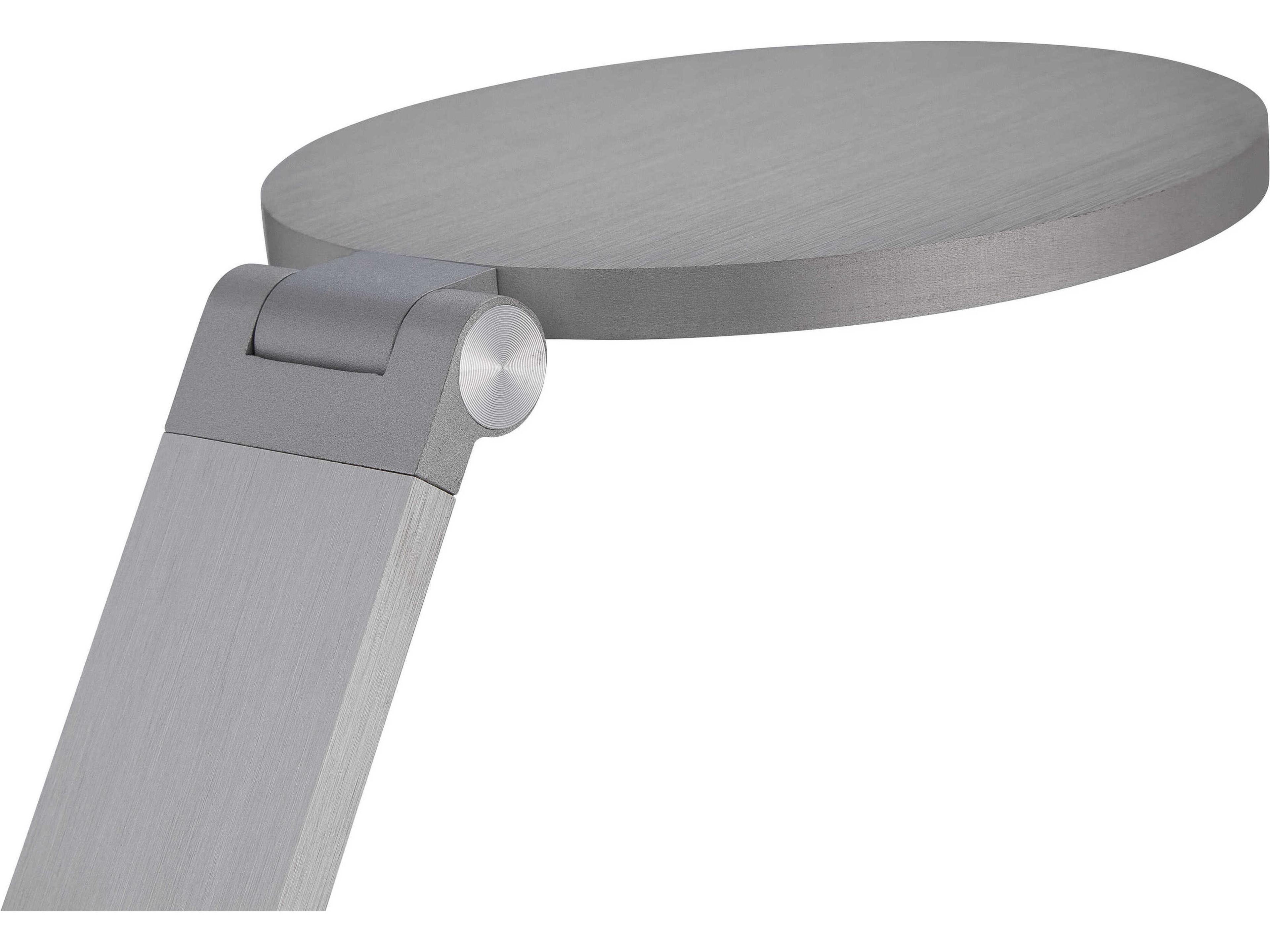 George Kovacs Georges Reading Room LED Chiseled Nickel Floor Lamp