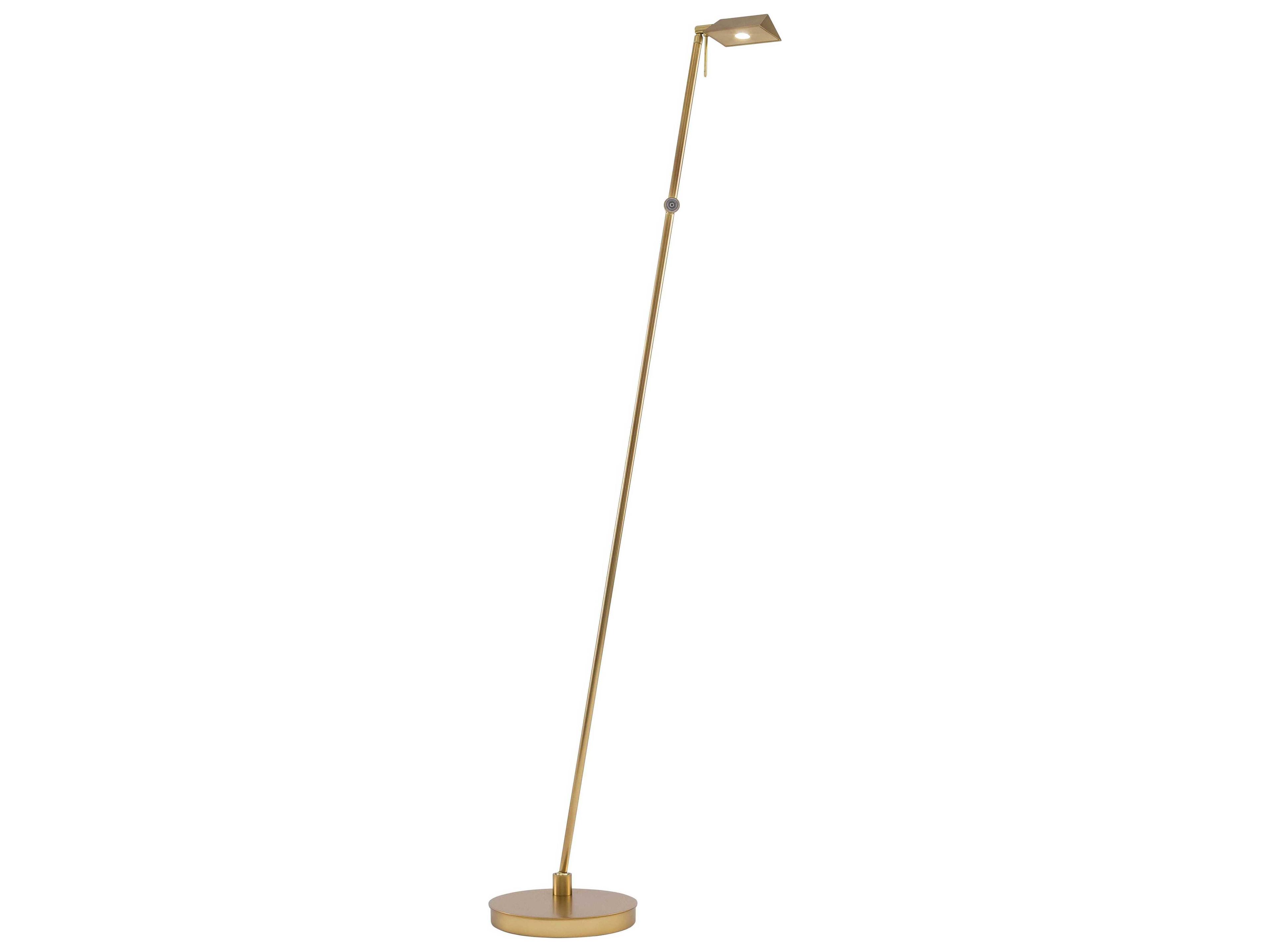 George Kovacs Georges Reading Room LED Honey Gold Floor Lamp