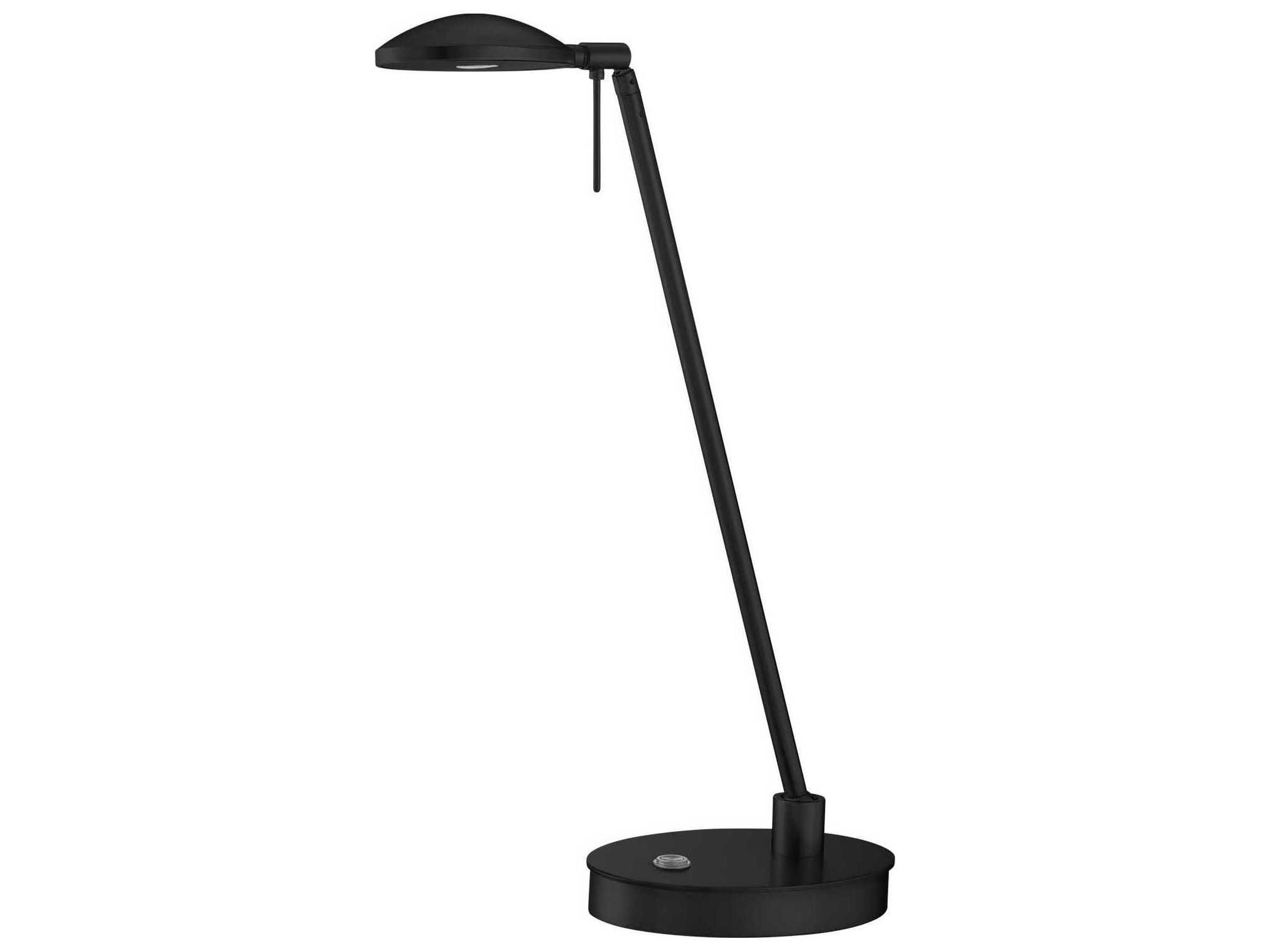 Georges Reading Room Coal Aluminum Black Desk Lamp