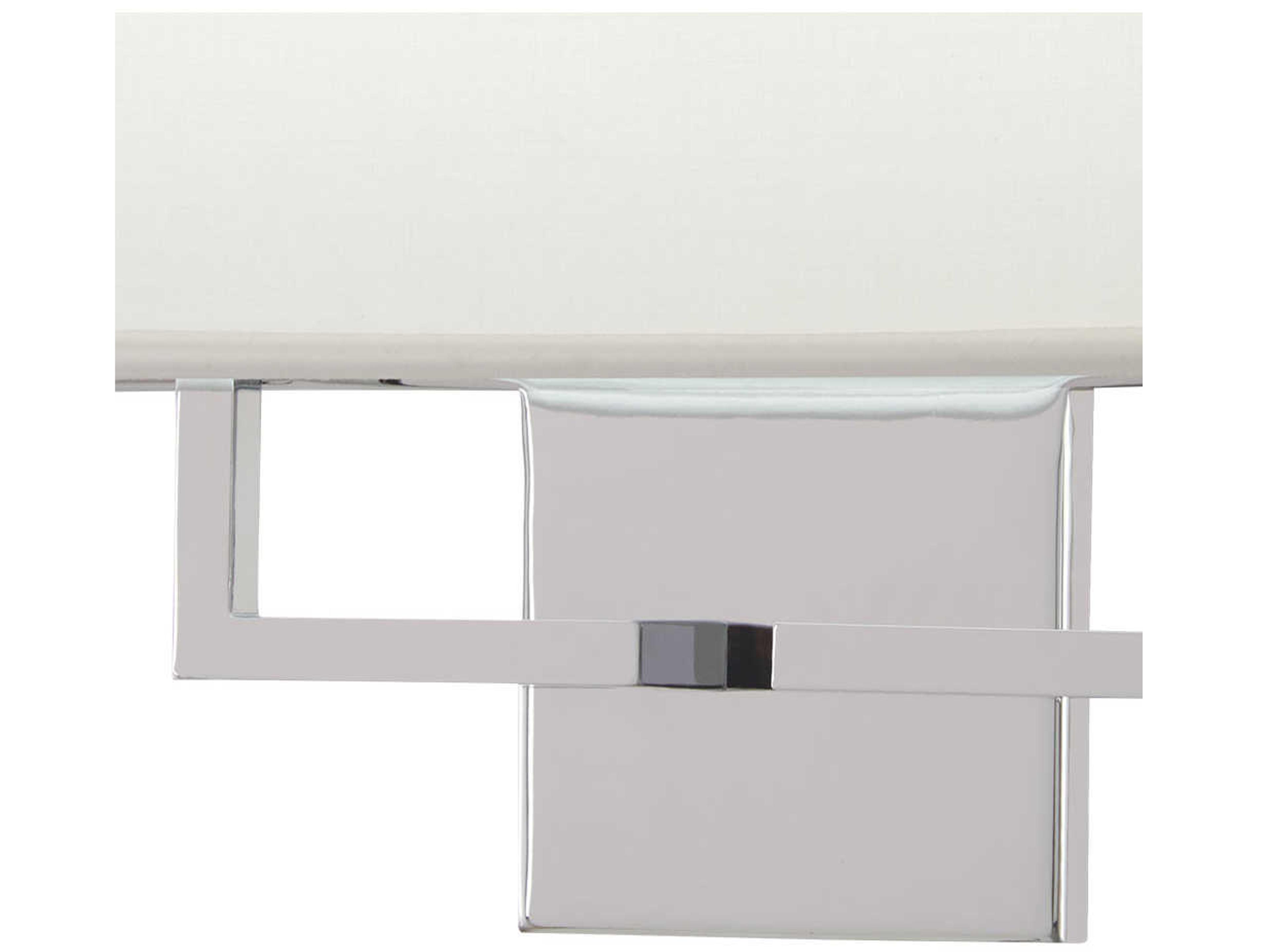 George Kovacs 1-Light White Chrome Glass LED Wall Sconce