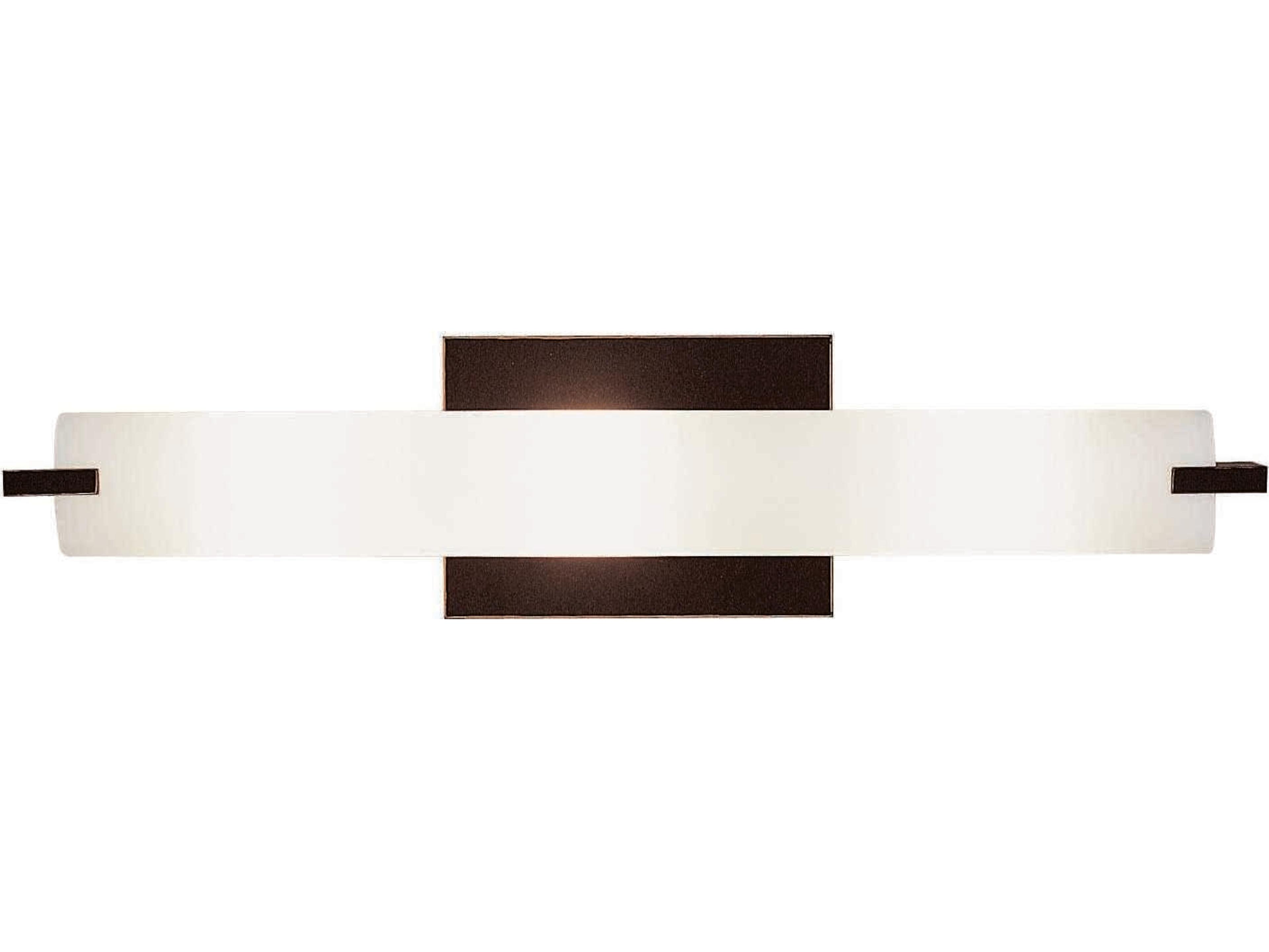 Tube Bath Vanity Light in Dark Restoration Bronze