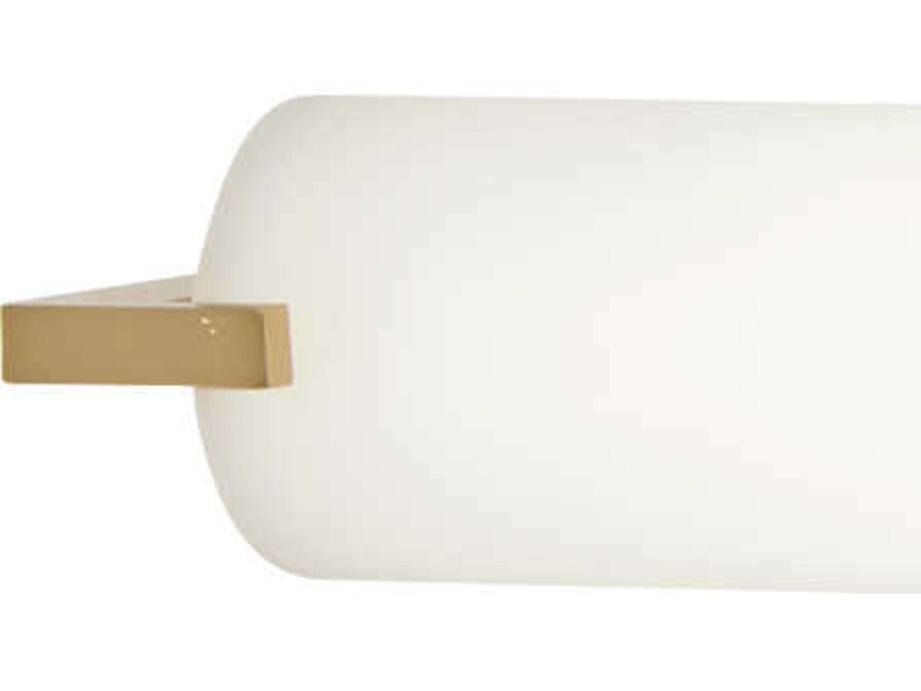 George Kovacs Tube 2-Light Honey Gold Glass LED Wall Sconce