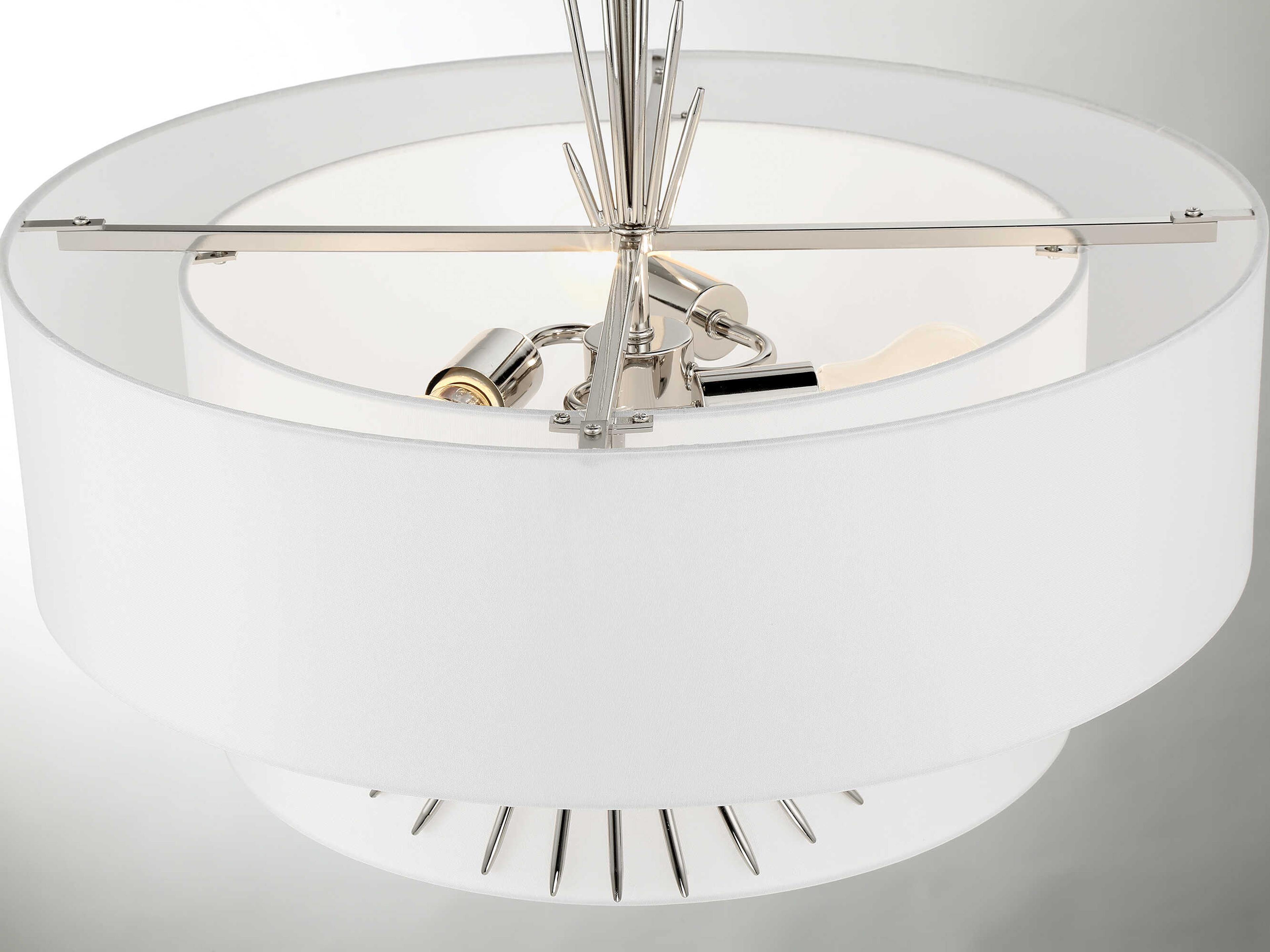 George Kovacs Gramercy 4-Light Polished Nickel Tiered Pendant