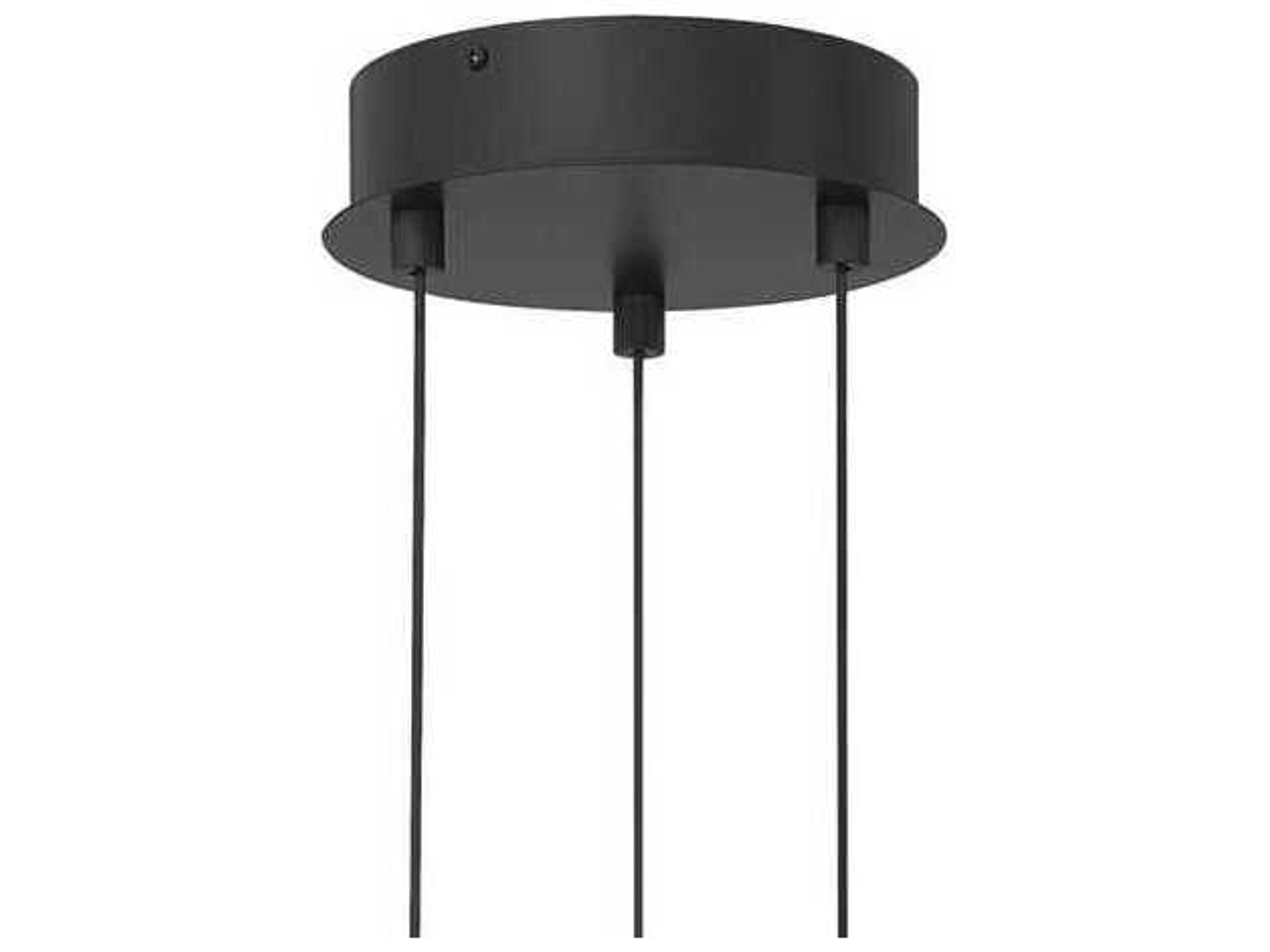 George Kovacs Wand 3-Light Coal Brushed Nickel Black Linear Mini Pendant