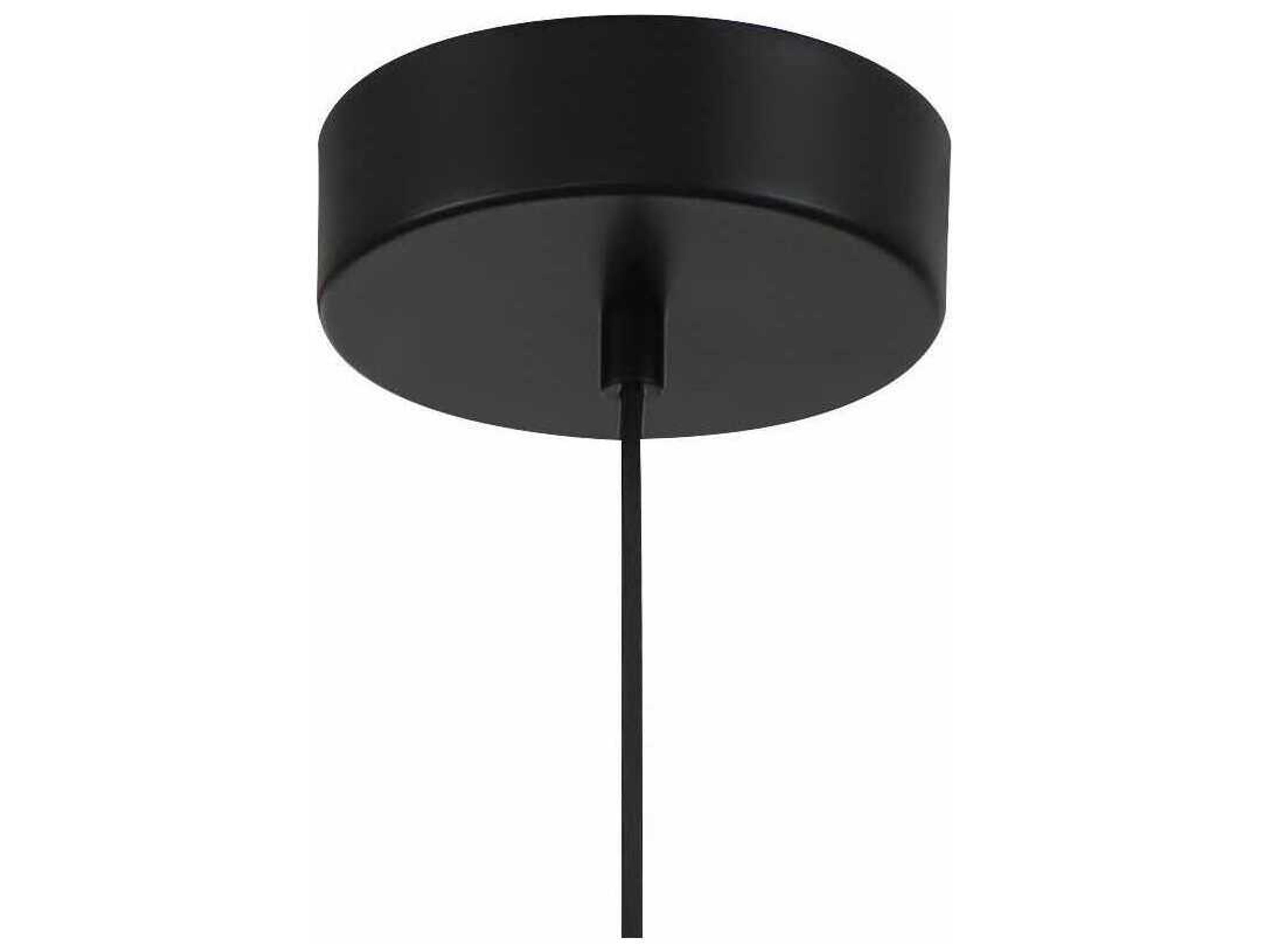 George Kovacs Wand 1-Light Coal Brushed Nickel Black Linear Mini Pendant