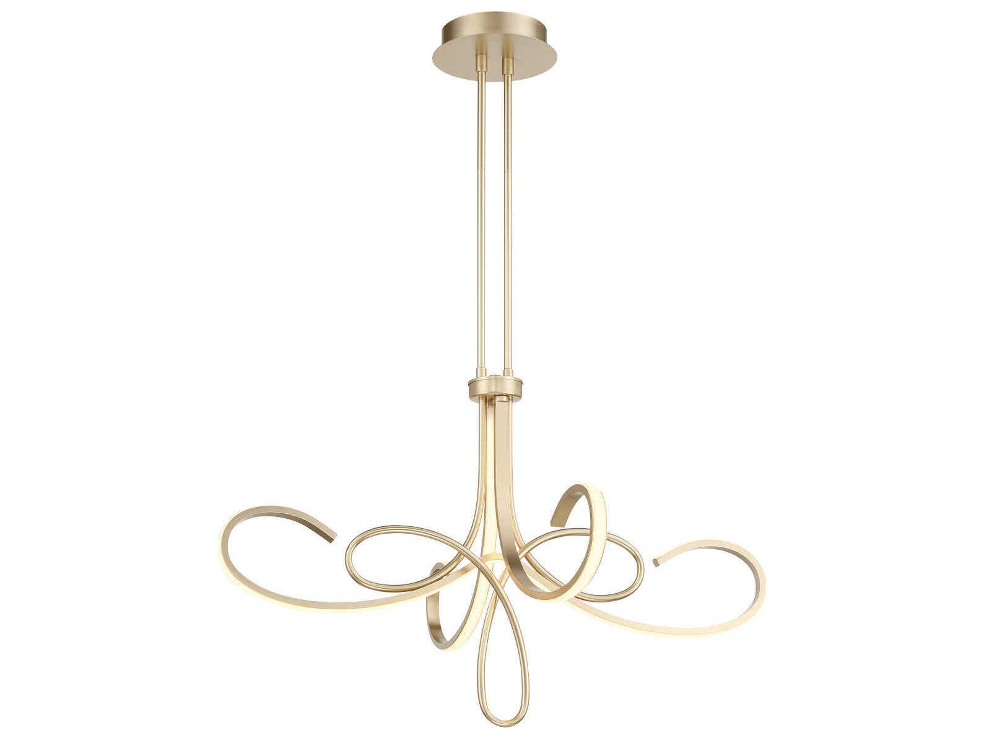 Astor LED Chandelier in Soft Gold