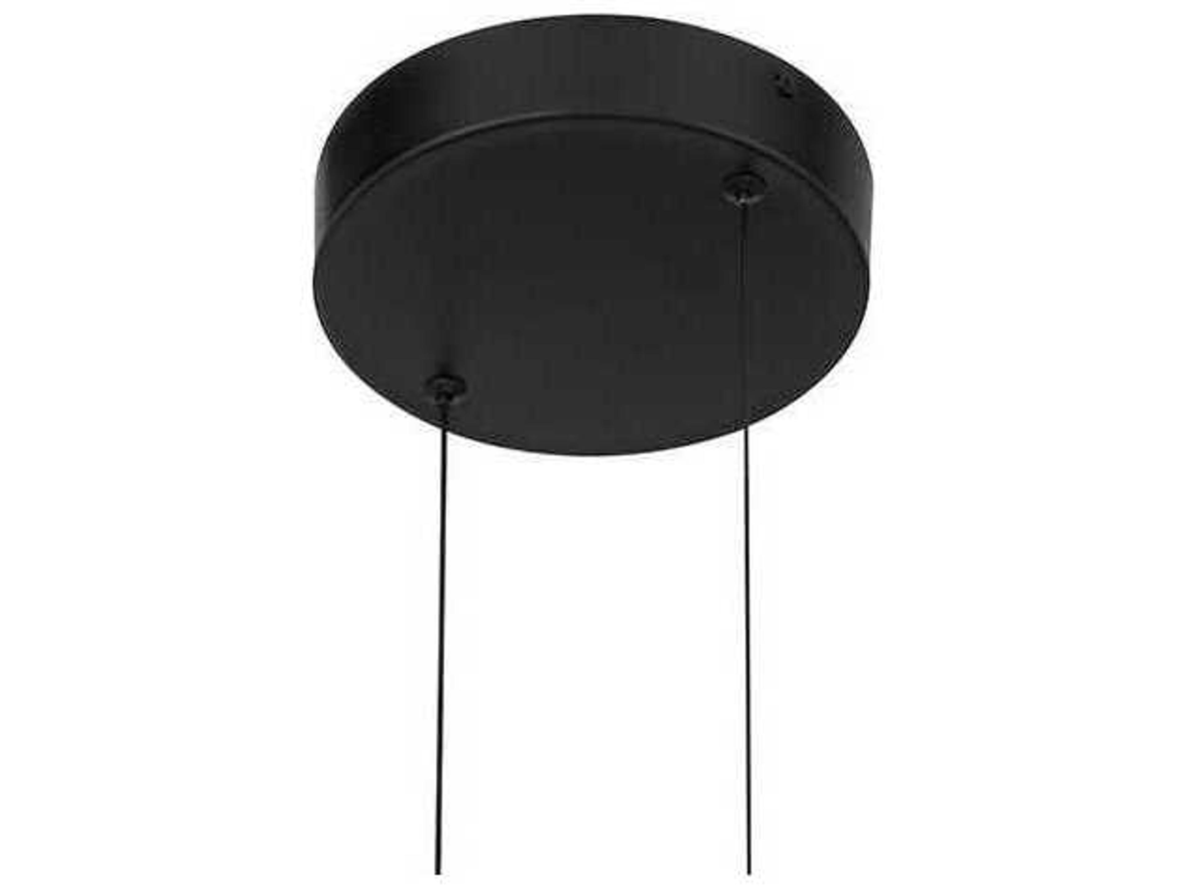 George Kovacs Studio 1-Light Coal Black LED Round Pendant