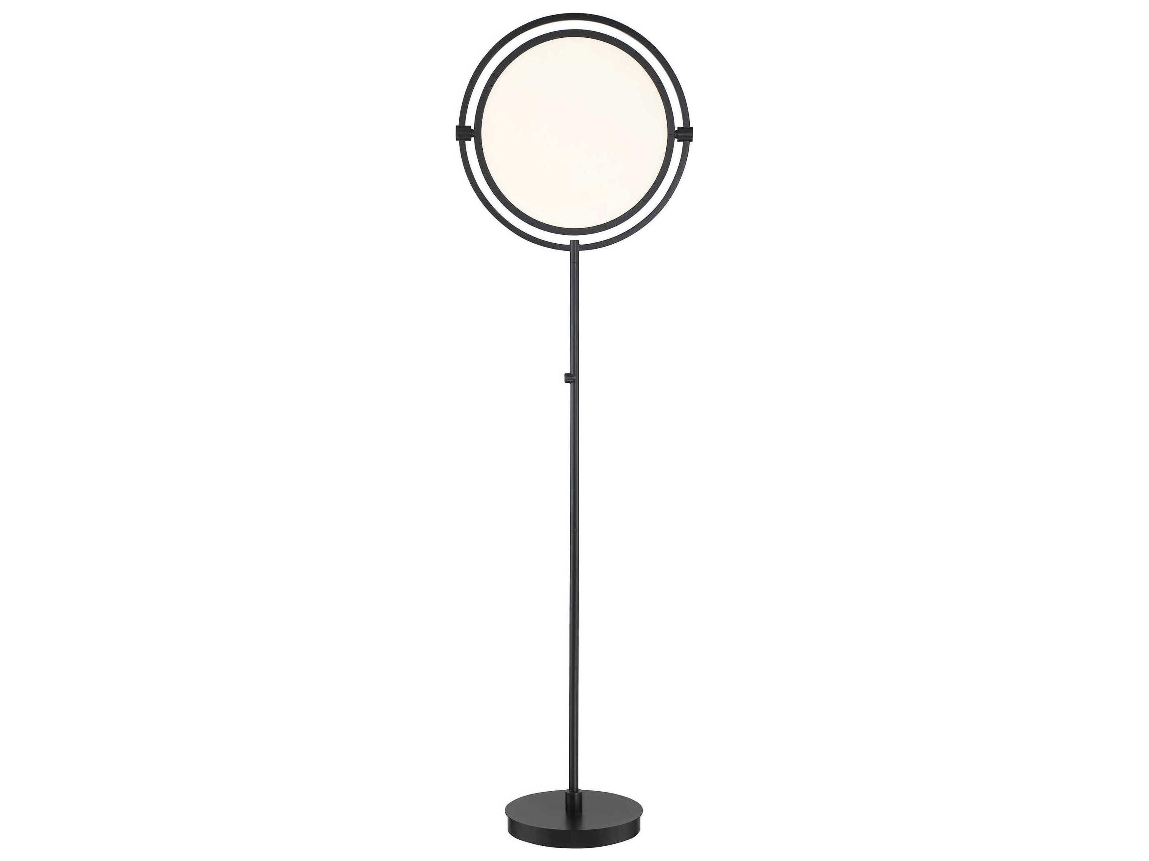 George Kovacs Studio- Coal Acrylic Black LED Floor Lamp