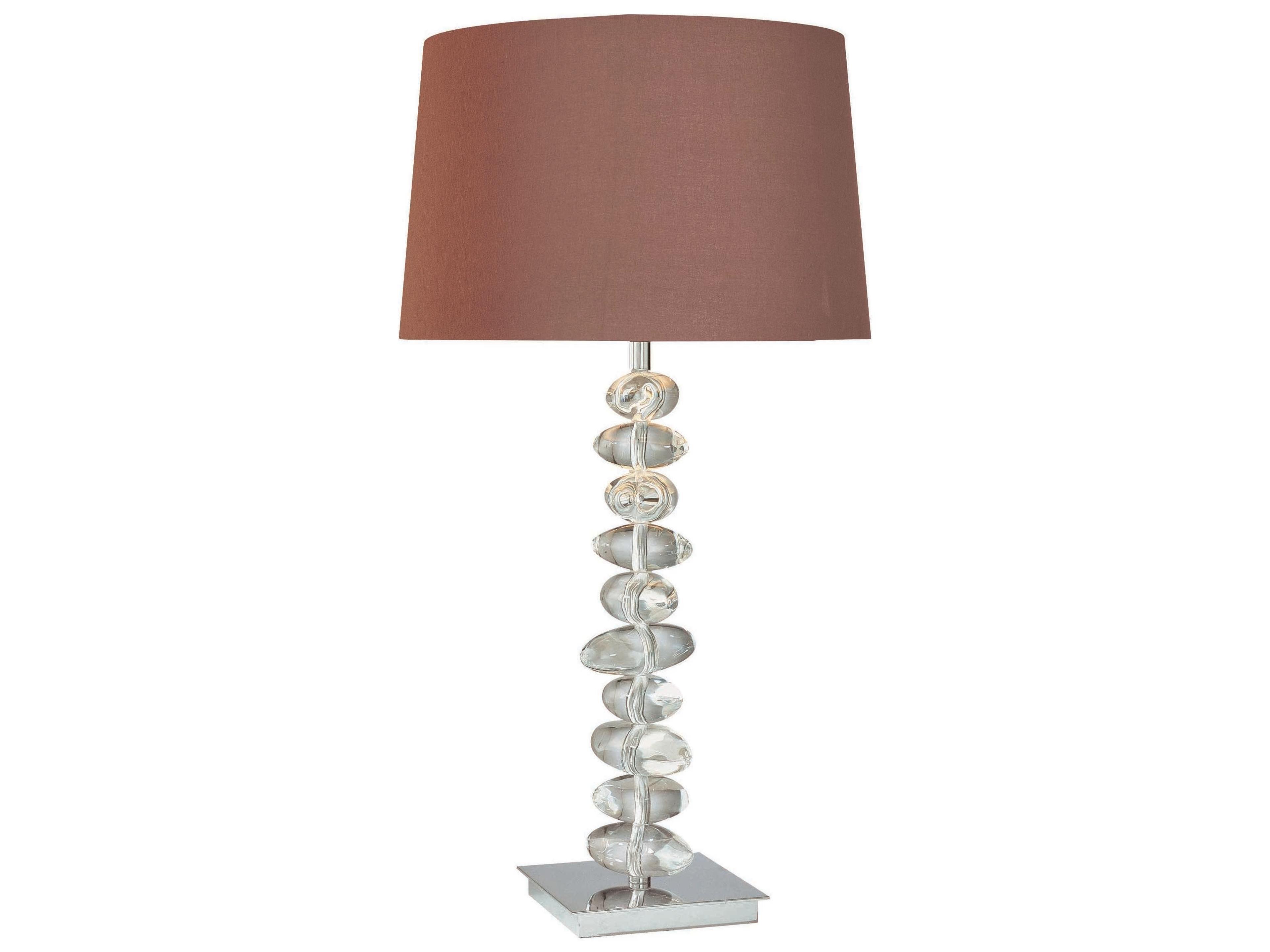 Georges Reading Room LED Chrome Crystal Buffet Lamp