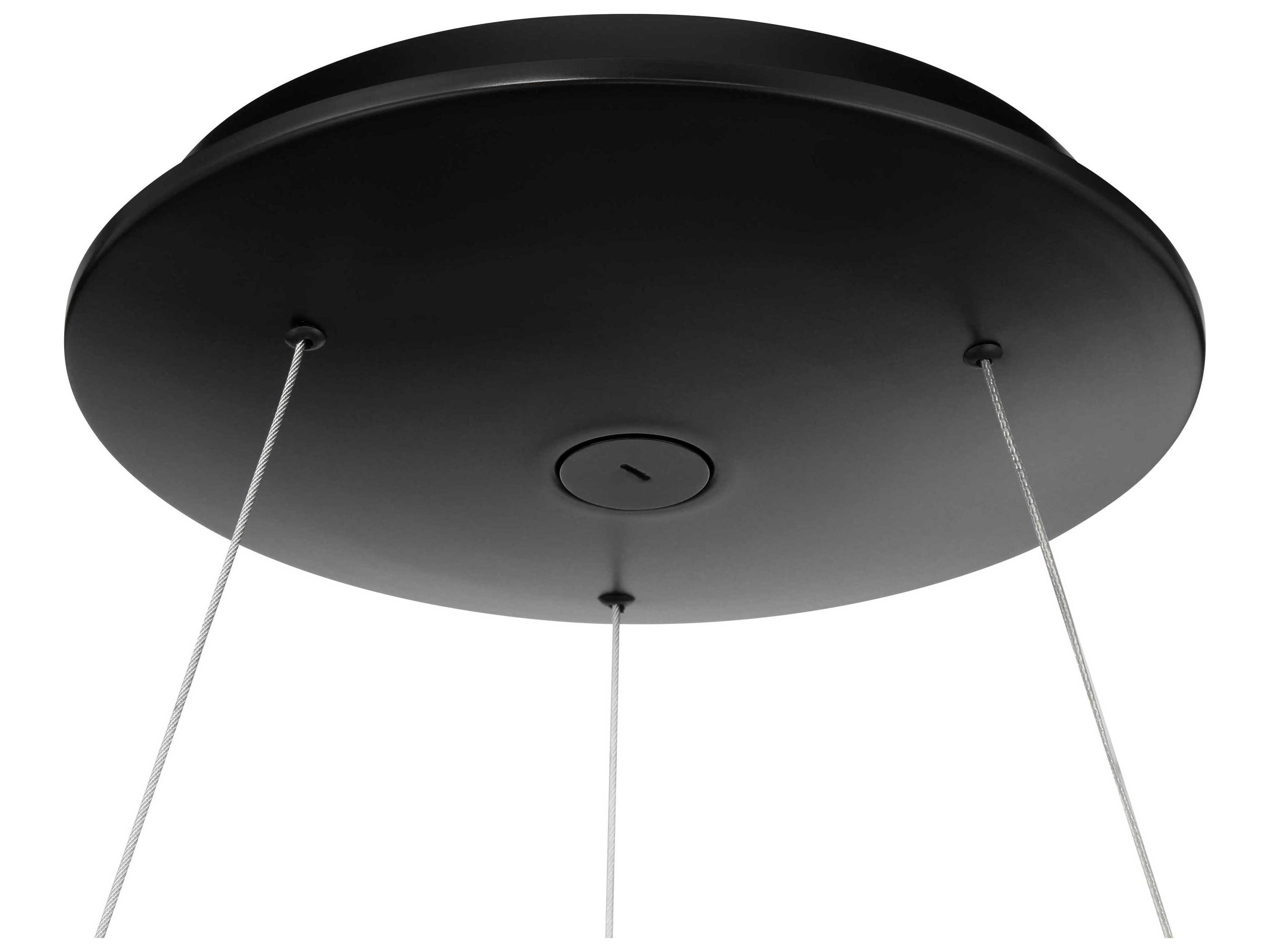 George Kovacs Star Gate 1-Light Coal Black Round Pendant