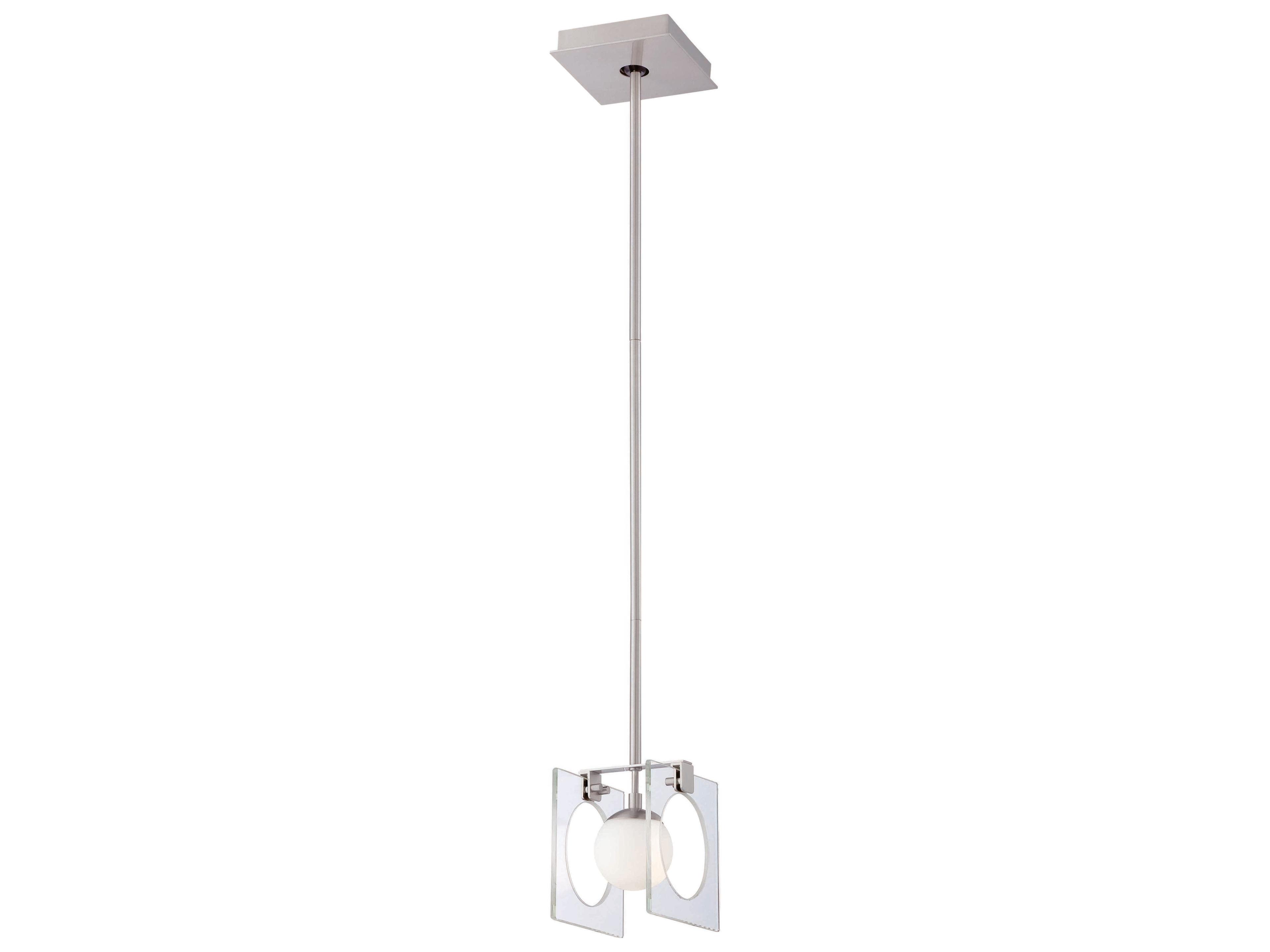 Hole-In-One Mini Pendant Light in Brushed Nickel