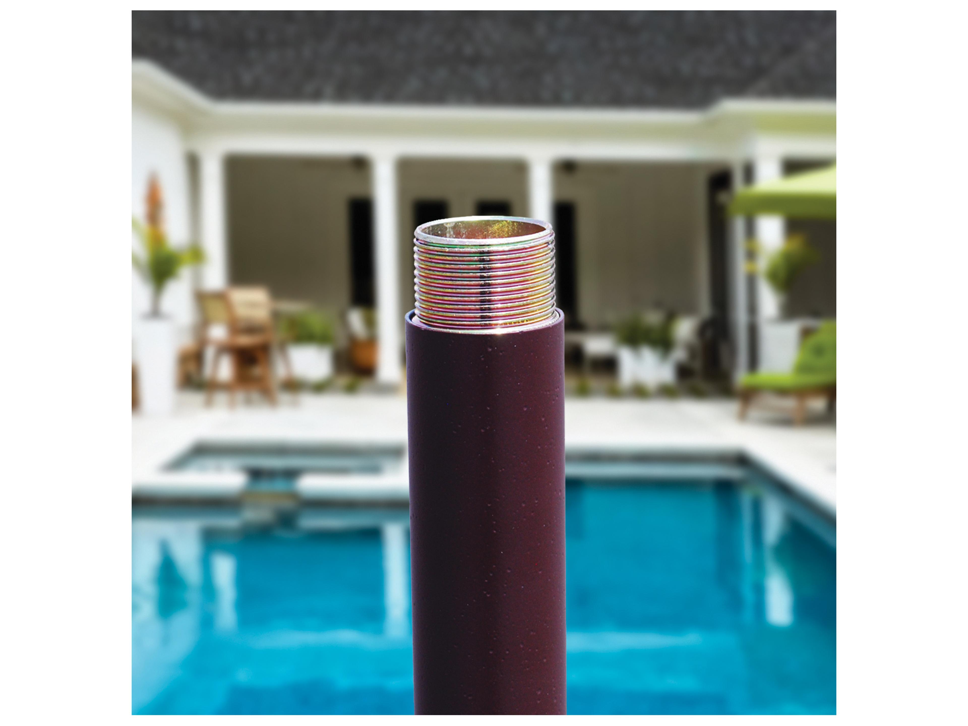 Galtech Quick Ship Aluminum 7.5 Foot Octagon Auto Tilt Crank Lift Patio Umbrella