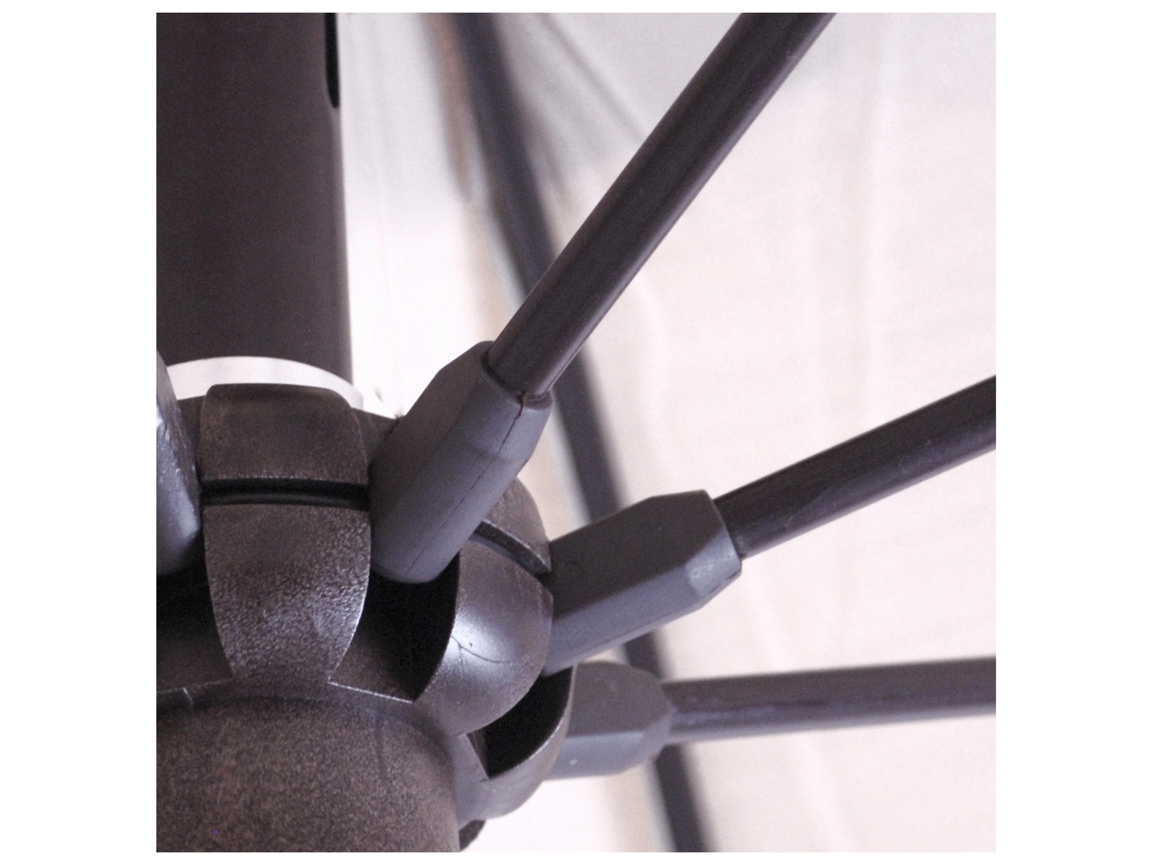 Galtech Quick Ship Commercial Aluminum 9 Foot Octagon Push Up Lift Outdoor Patio Umbrella