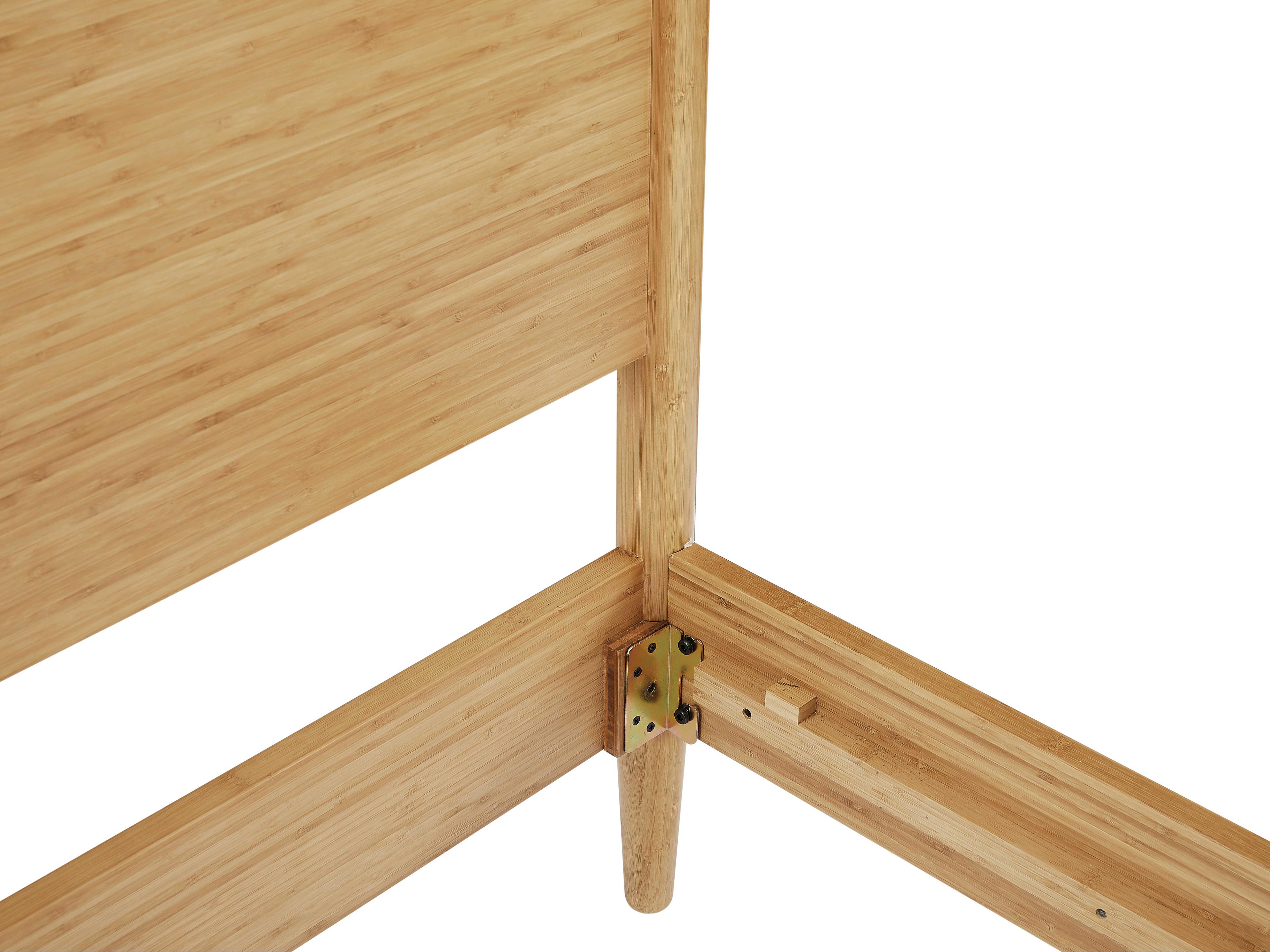 Greenington Eco Ridge Caramelized Brown Bamboo Wood Queen Platform Bed