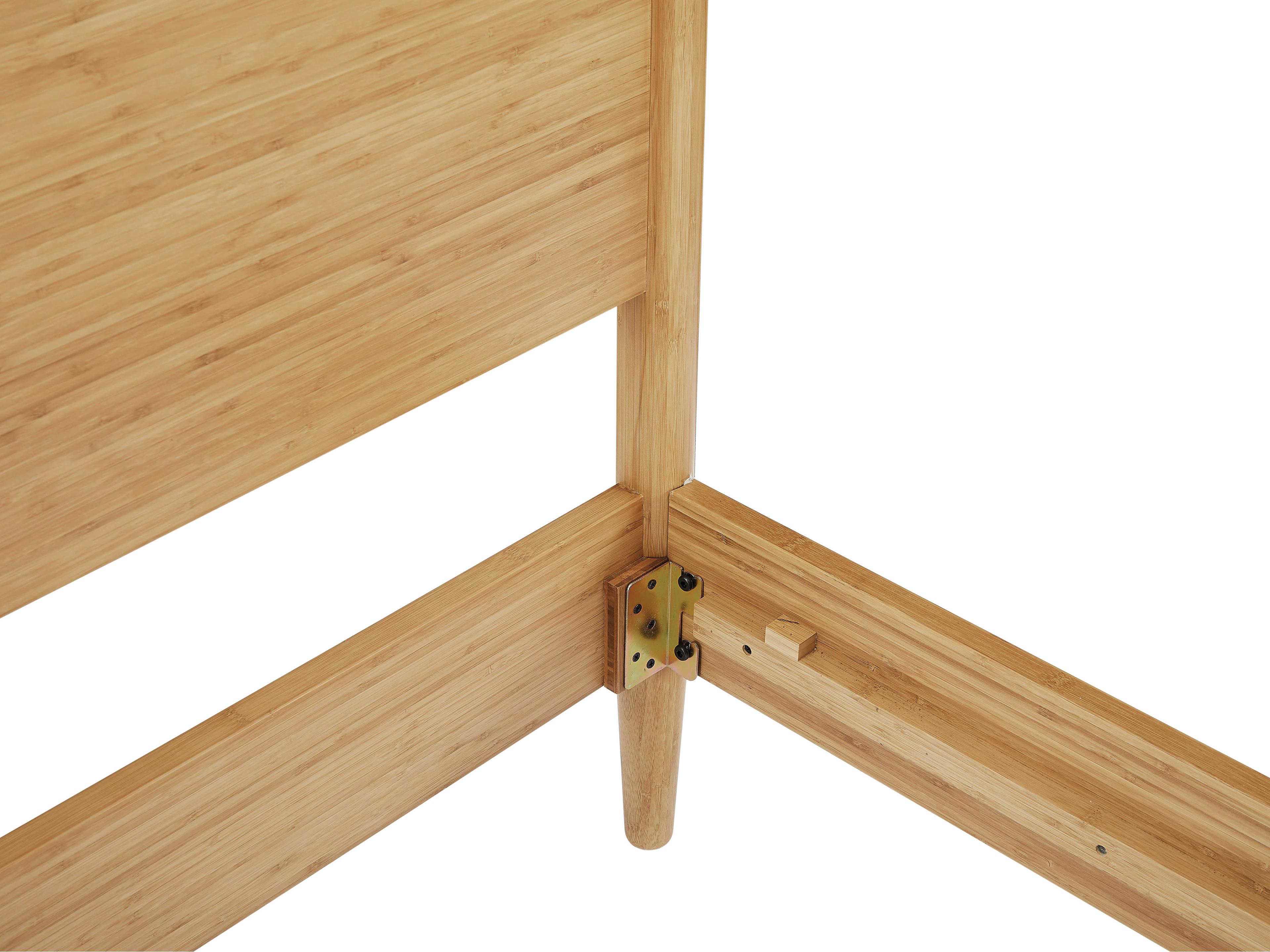 Greenington Eco Ridge Ria Eastern Caramelized Brown Bamboo Wood King Platform Bed