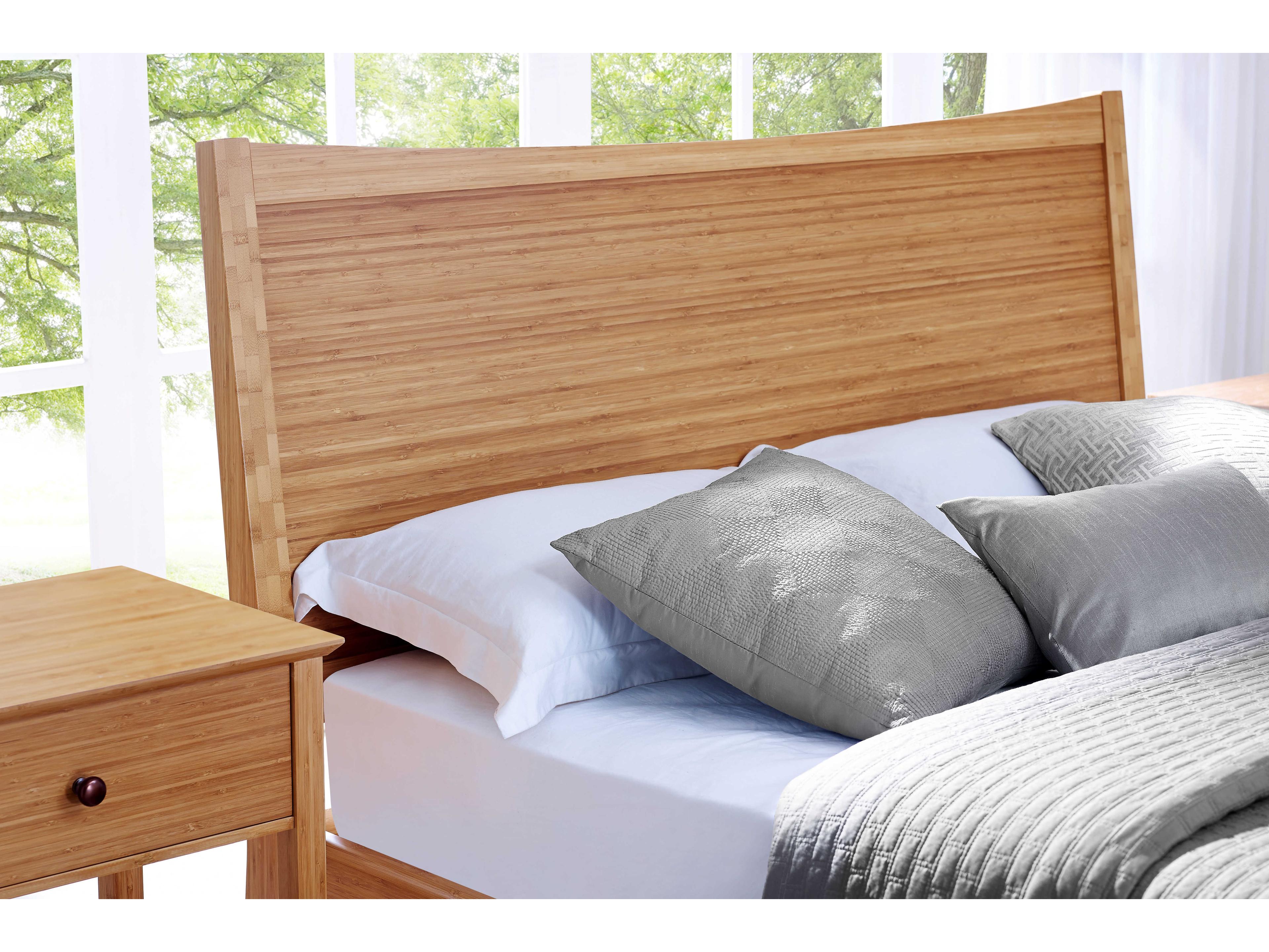 Greenington Eco Ridge By Bamax 1-Drawer Brown Bamboo Wood Nightstand