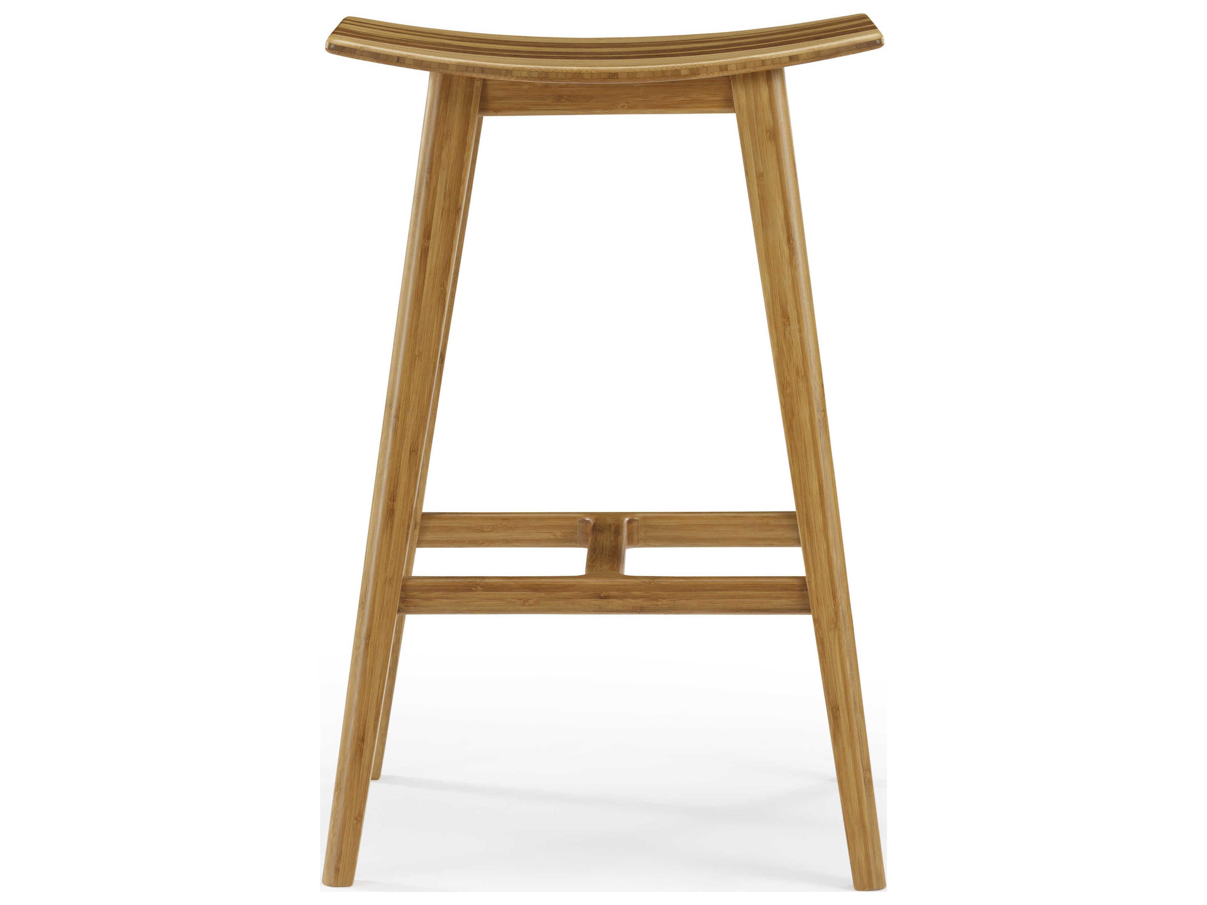 Greenington Eco Ridge Bamboo Wood Caramelized Counter Stool