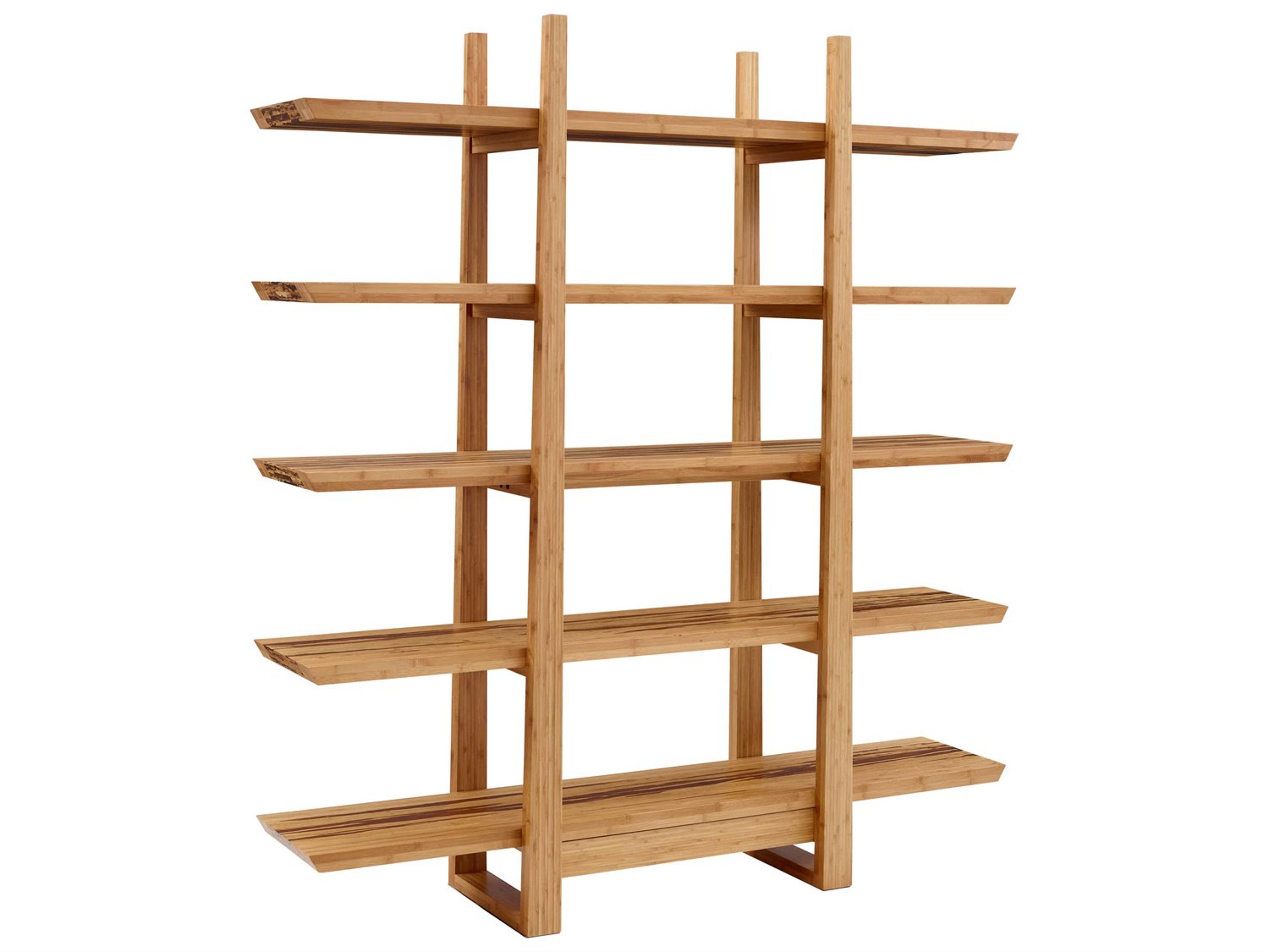 Magnolia Shelf Sustainable Bamboo Etagere Bookcase
