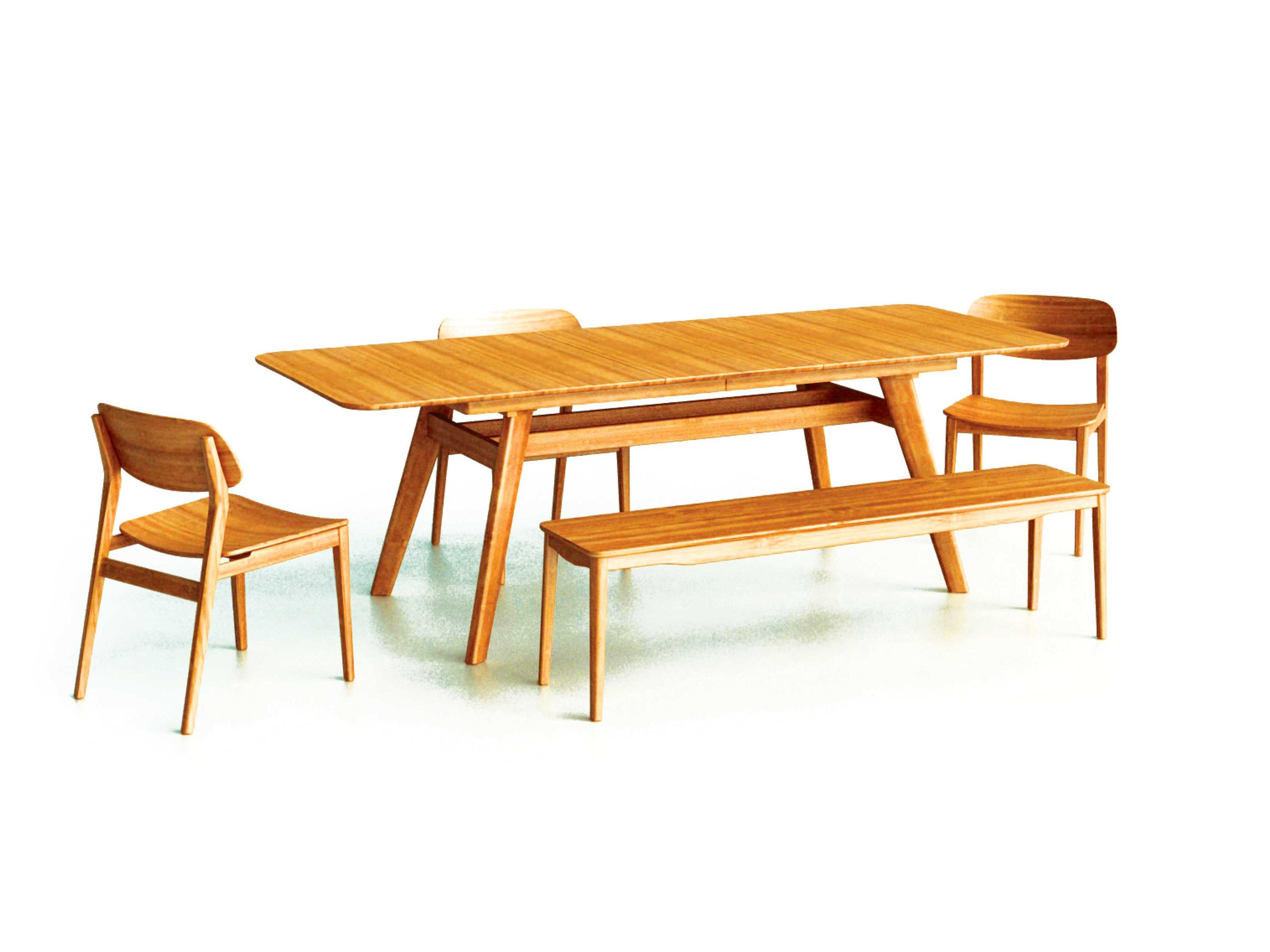 Greenington Currant Extendable Rectangular Wood Caramelized Dining Table