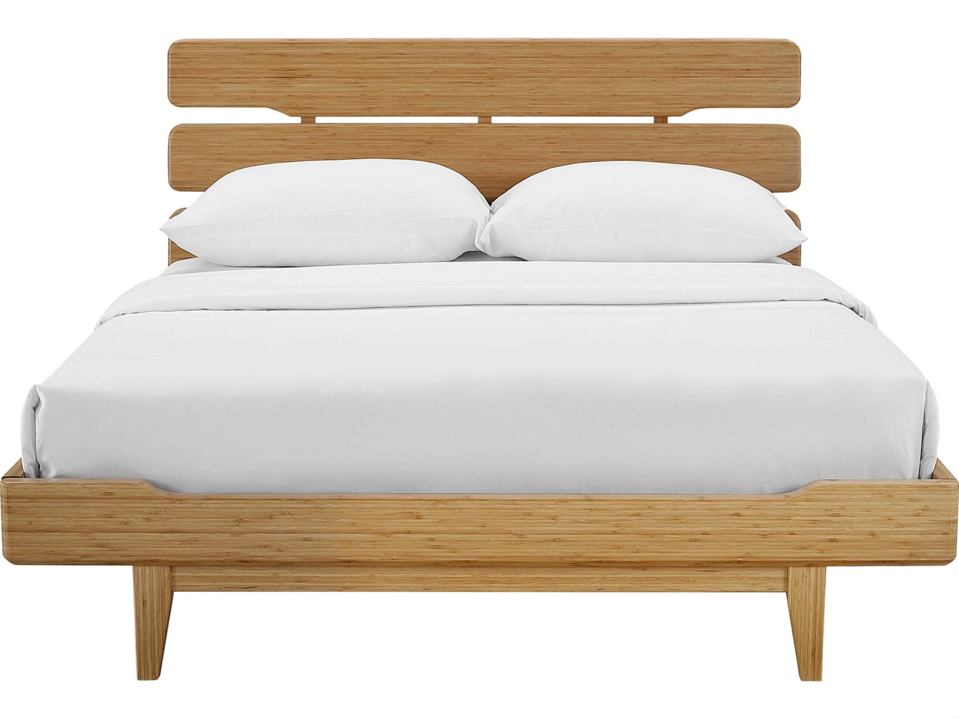 Greenington Currant Caramelized Brown Bamboo Wood King Platform Bed