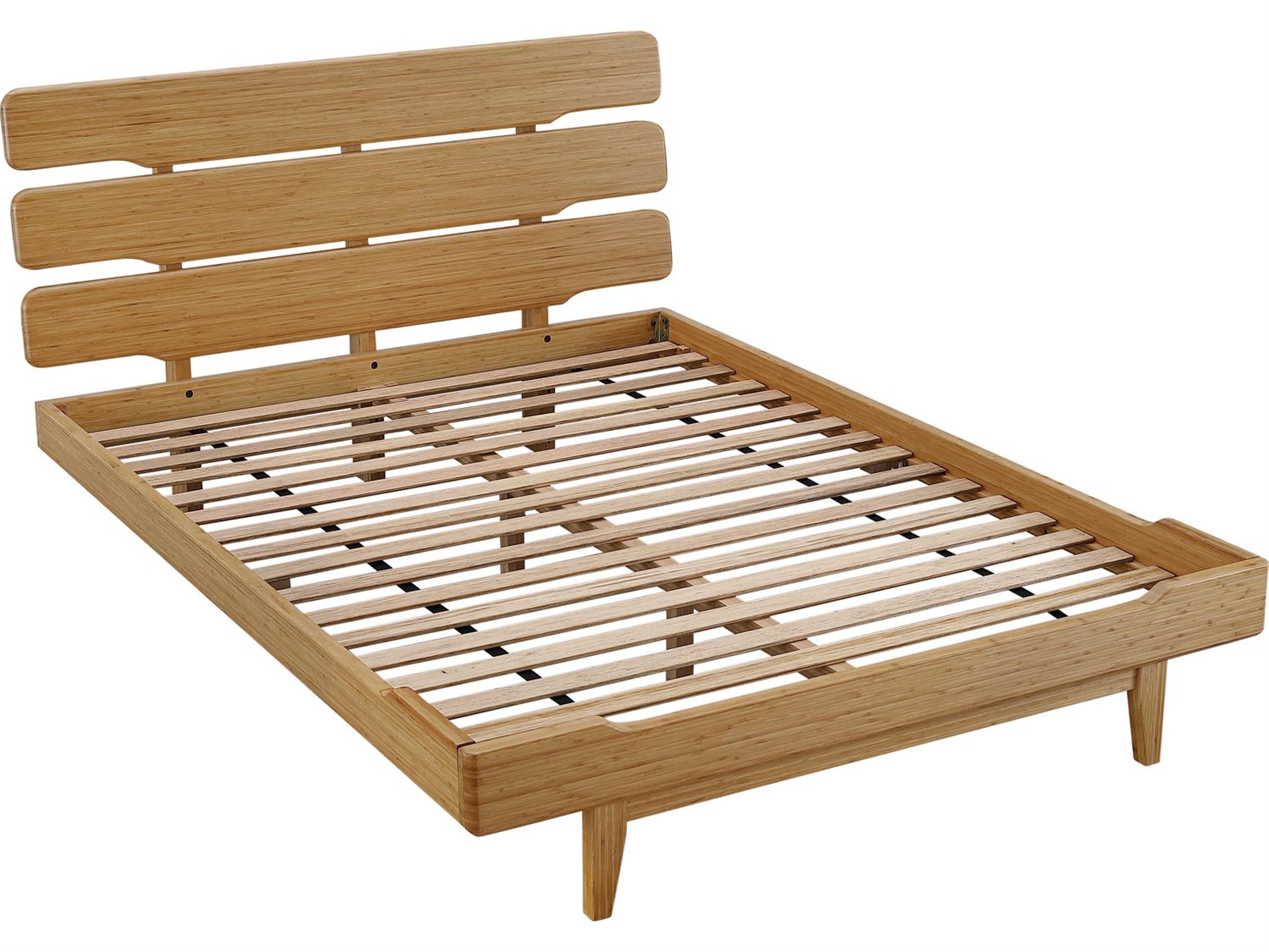 Greenington Currant Caramelized Brown Bamboo Wood King Platform Bed