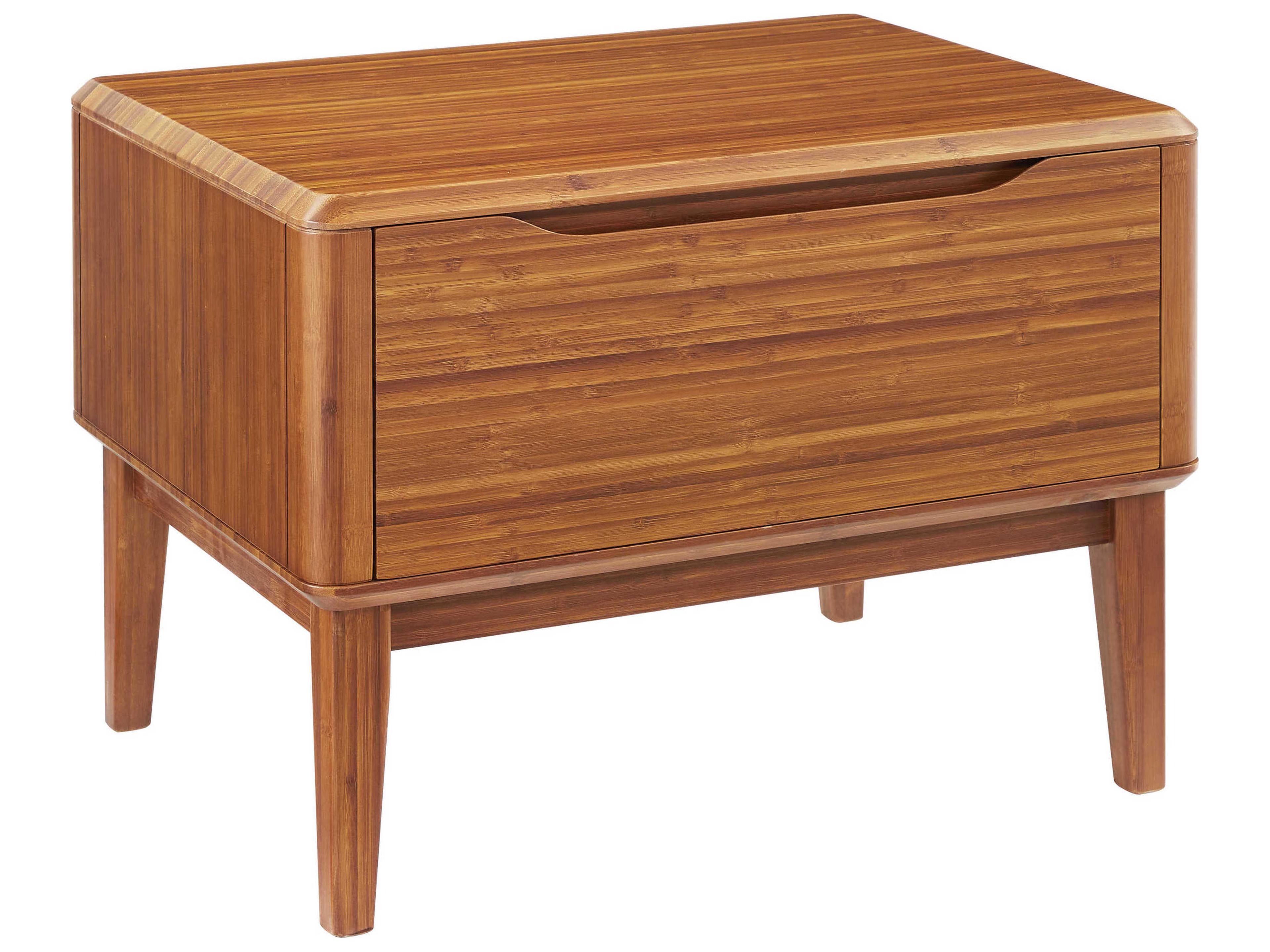 Greenington Currant 1-Drawer Brown Bamboo Wood Nightstand