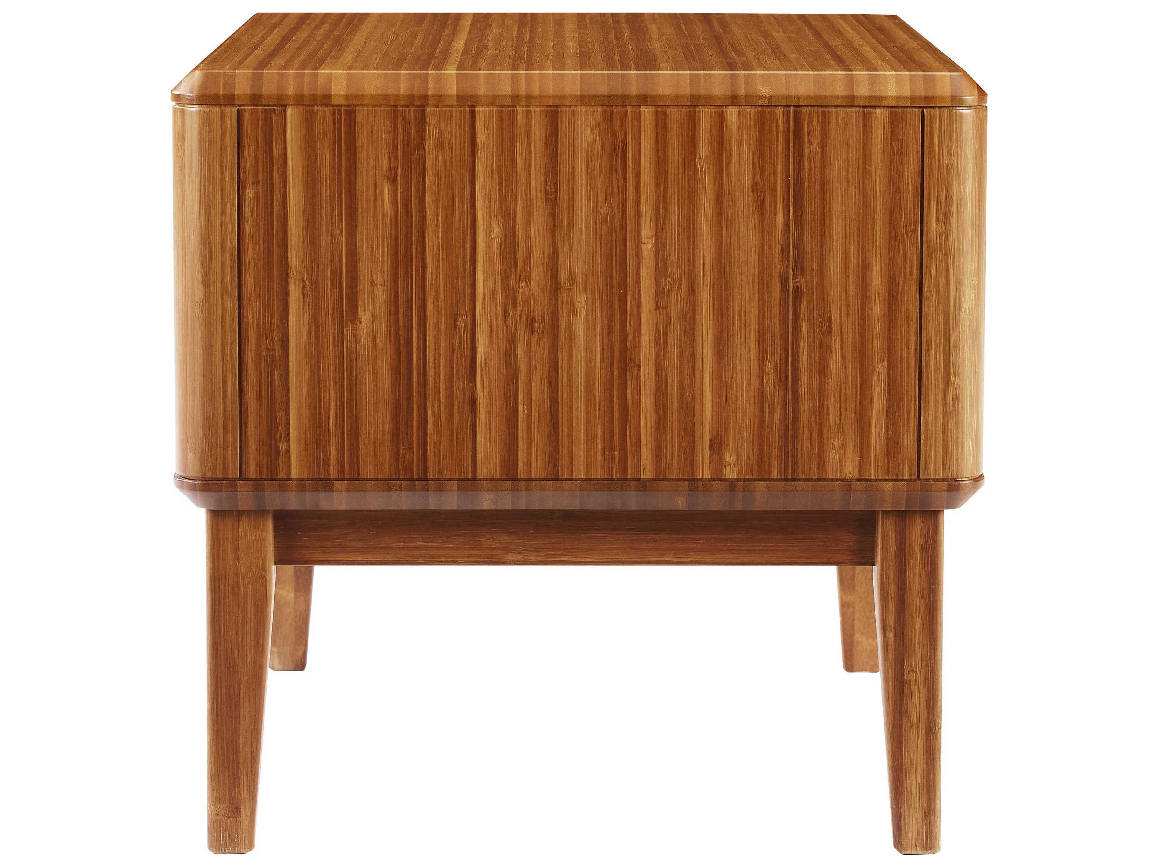Greenington Currant 1-Drawer Brown Bamboo Wood Nightstand