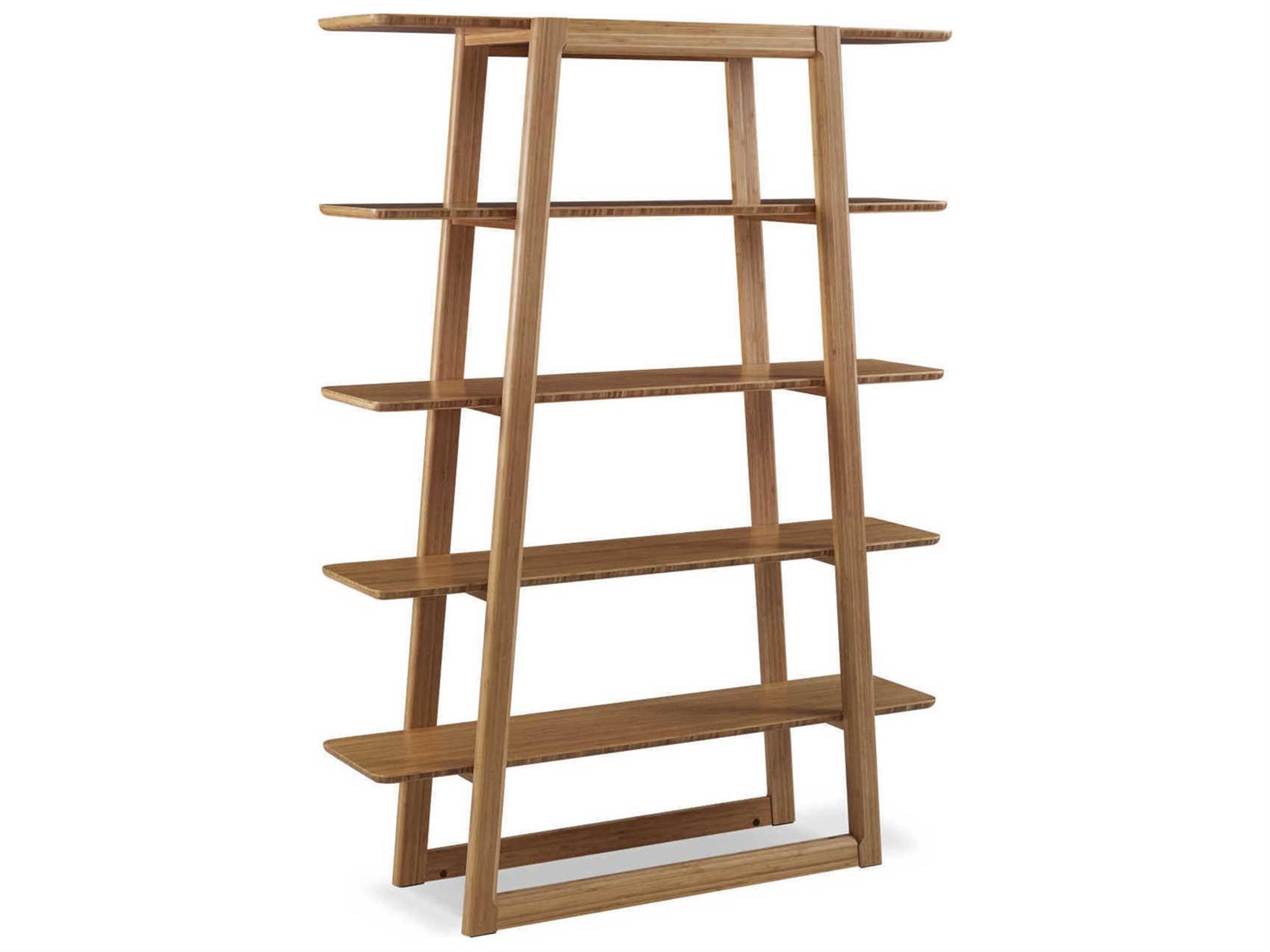 Currant Bookshelf Modern Caramelized Finish