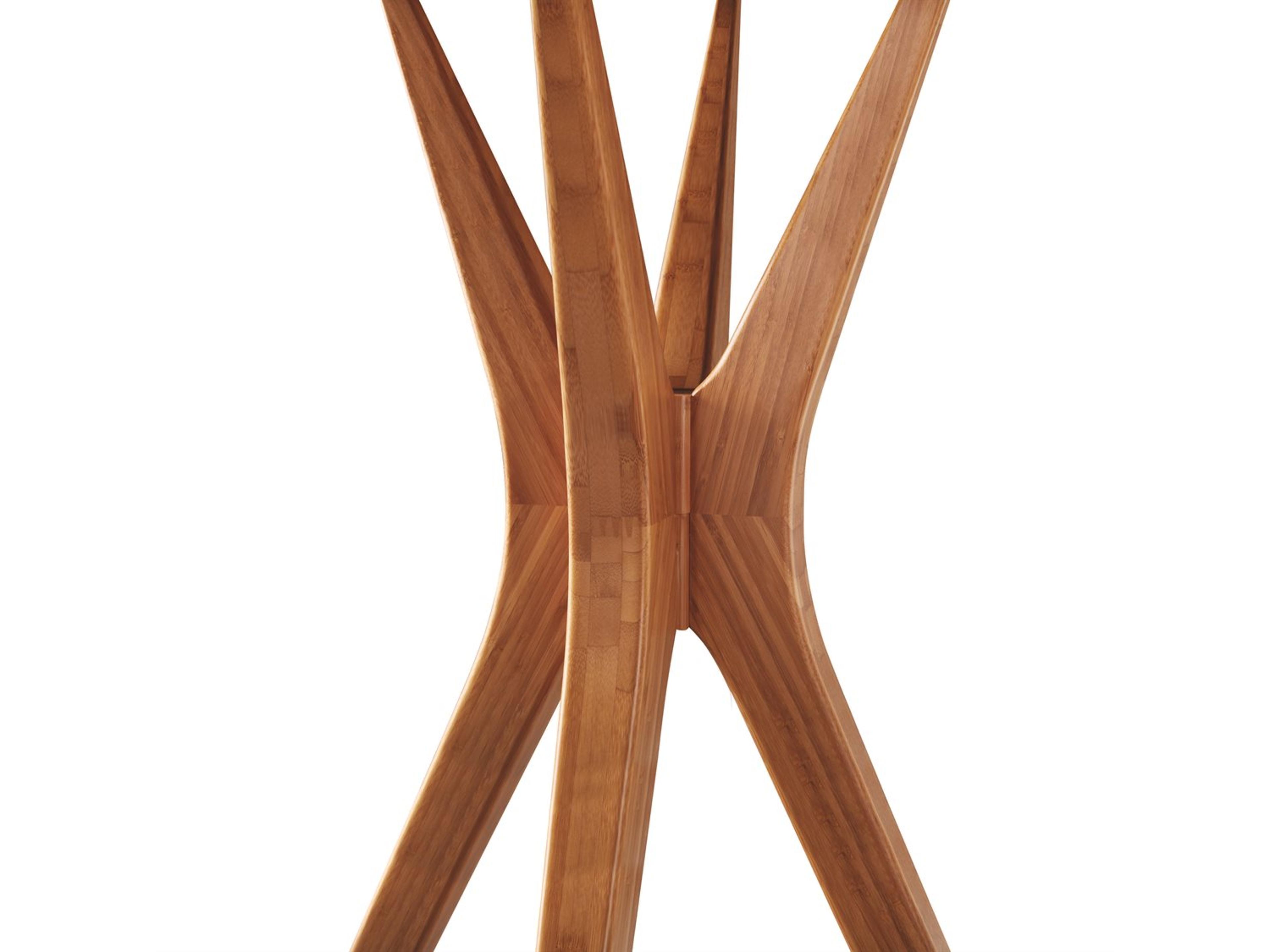 Greenington Mimosa Caramelized Round Wood Bar Table