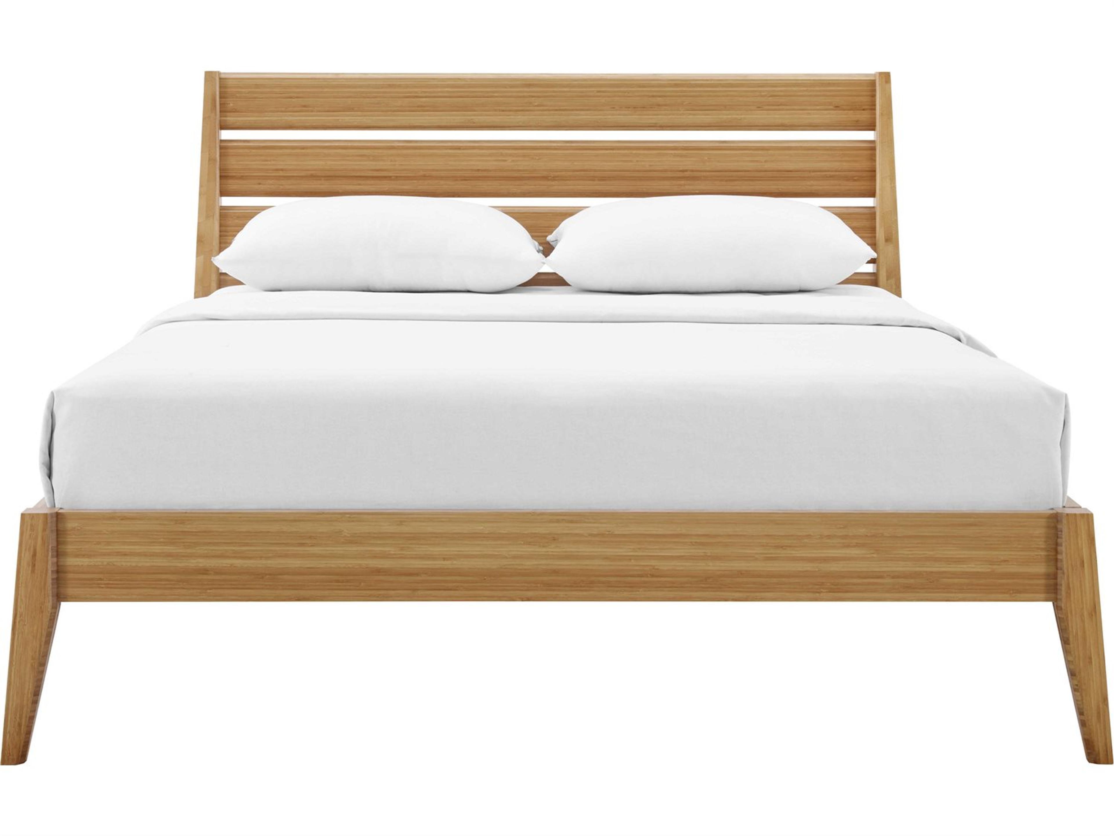 Greenington Sienna Caramelized Brown Bamboo Wood King Platform Bed