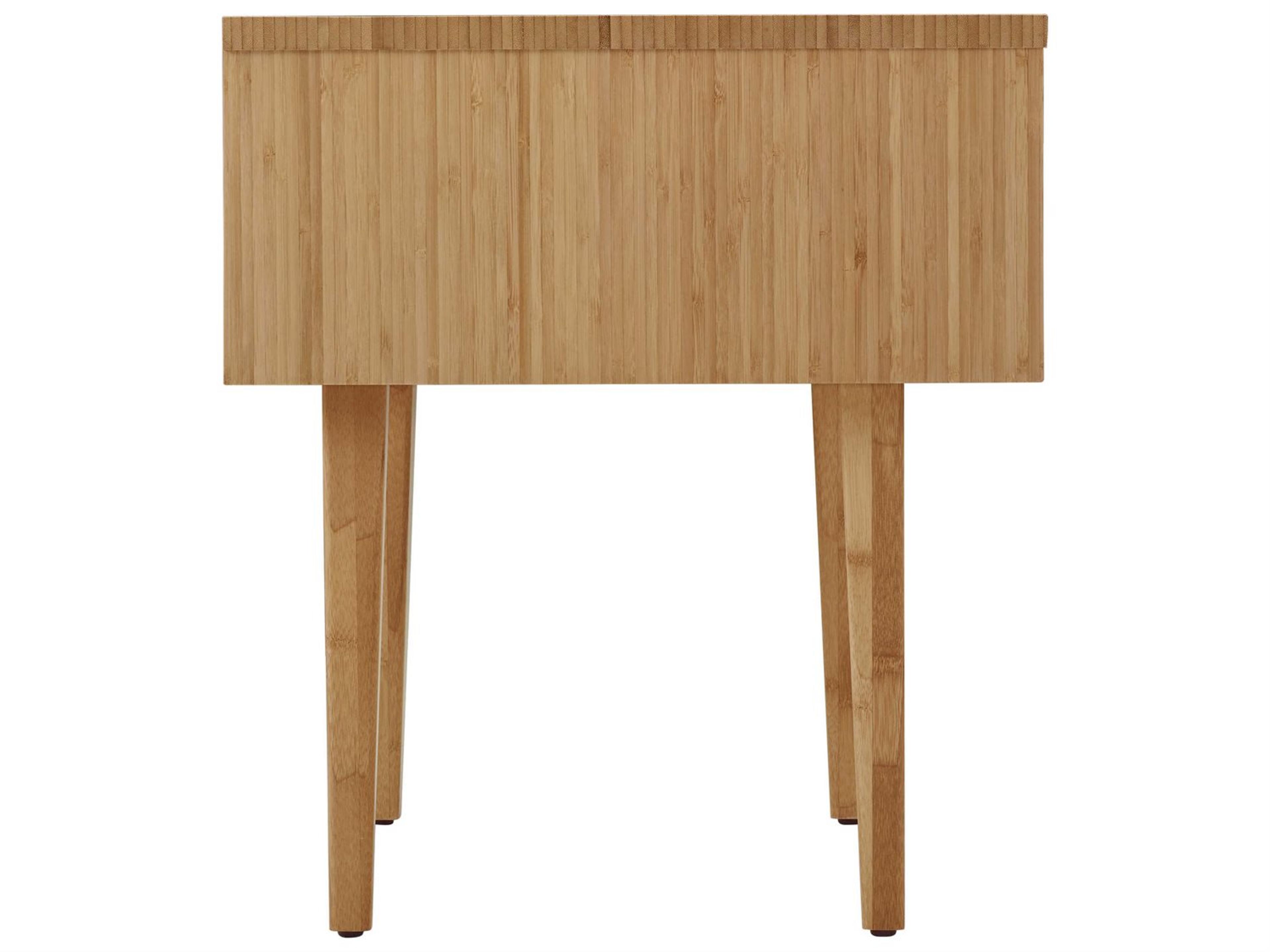 Greenington Sienna 1-Drawer Brown Bamboo Wood Nightstand