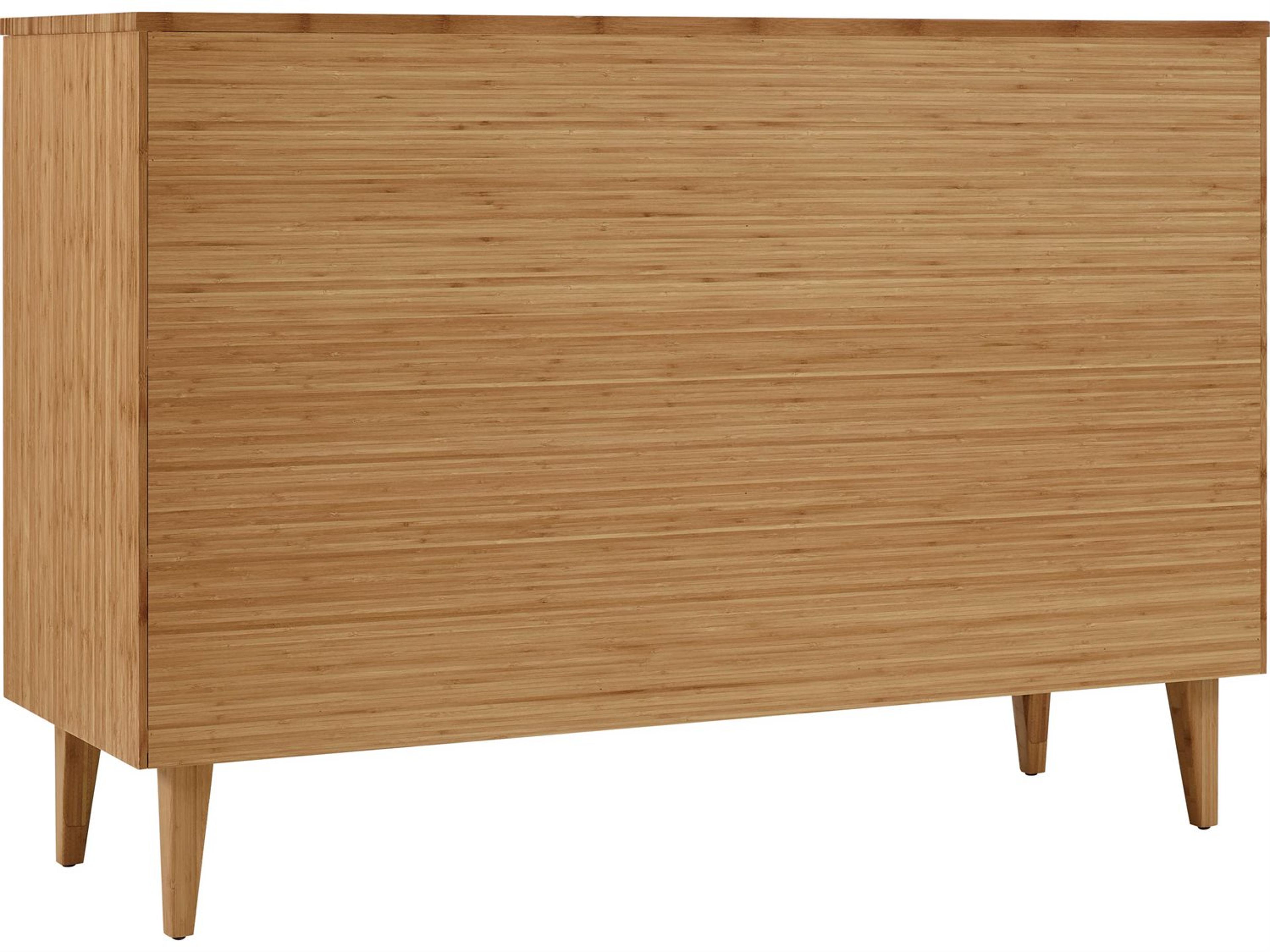 Greenington Sienna 6-Drawers Brown Bamboo Wood Double Dresser
