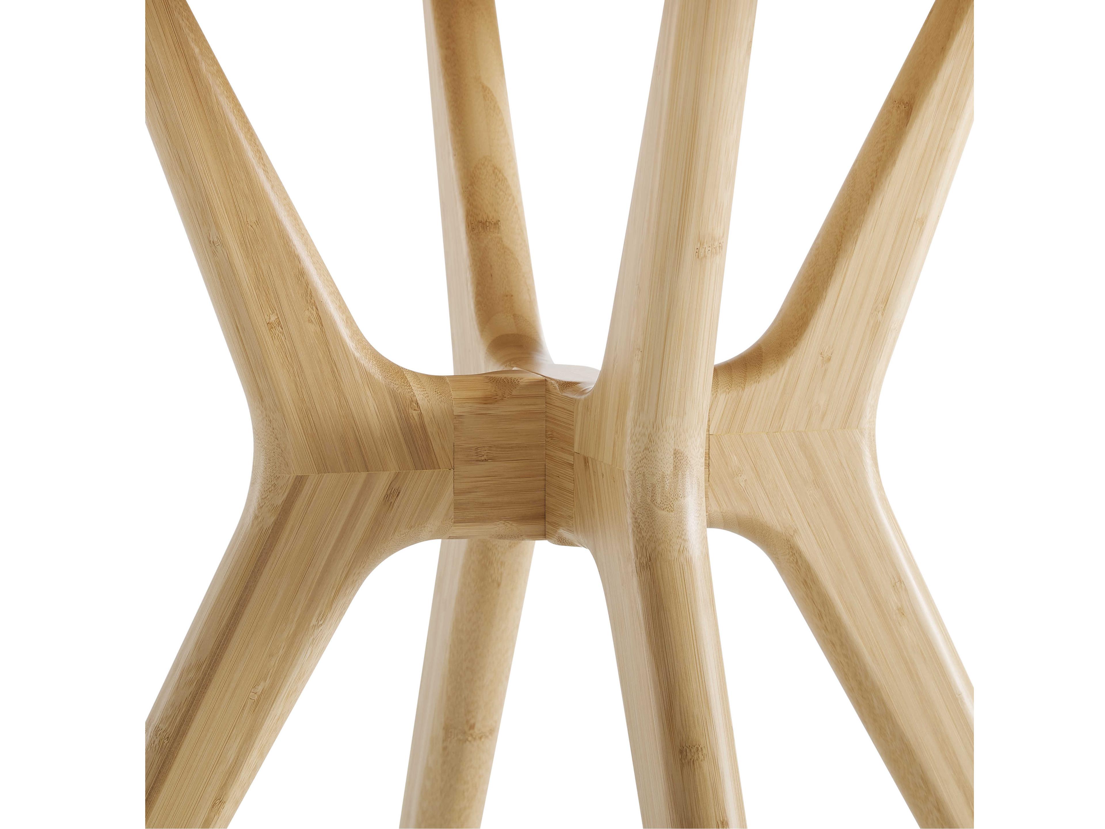 Greenington Sitka Round Bamboo Wheat Dining Table