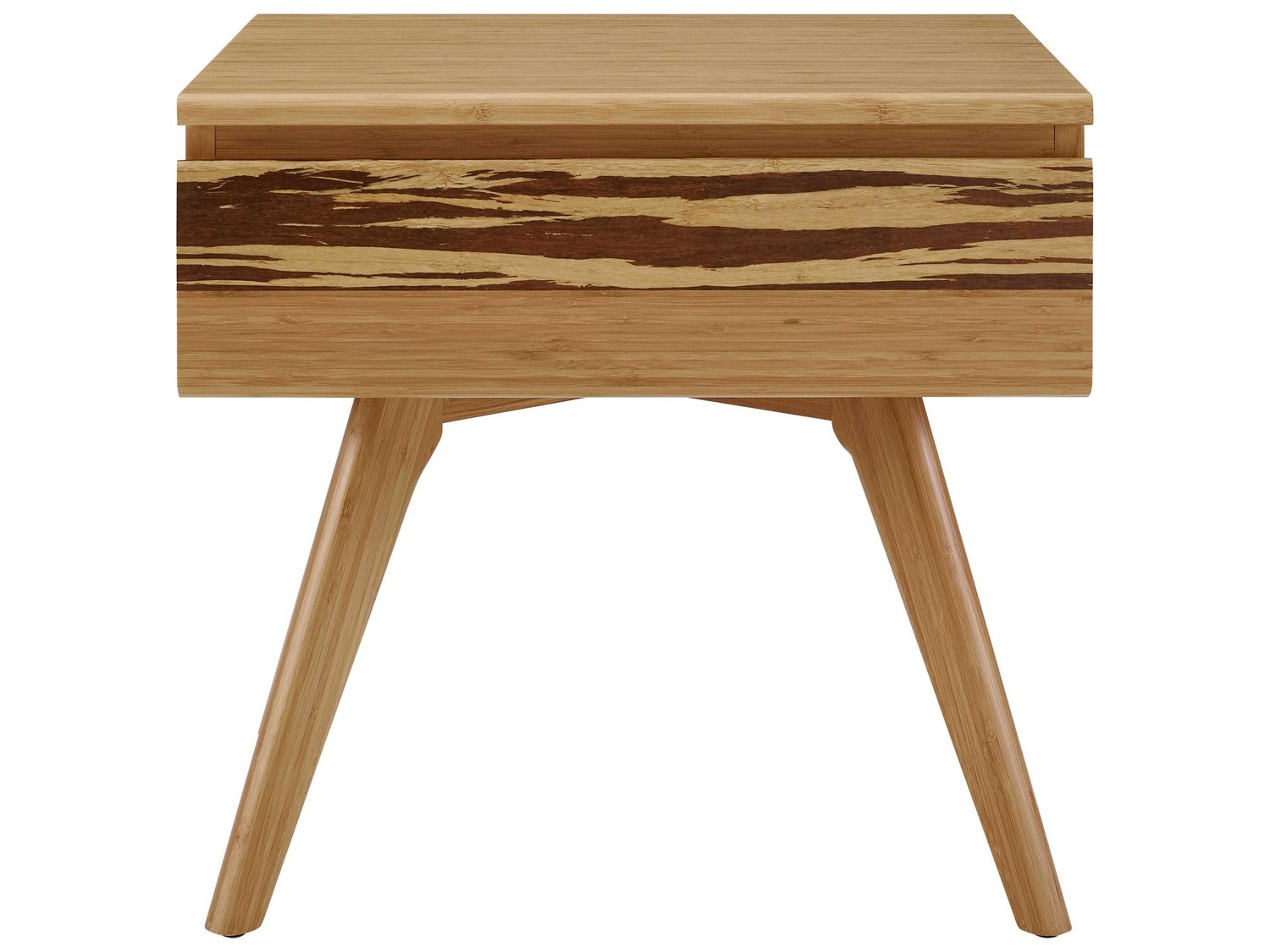 Greenington Azara 1-Drawer Beige Bamboo Wood Nightstand