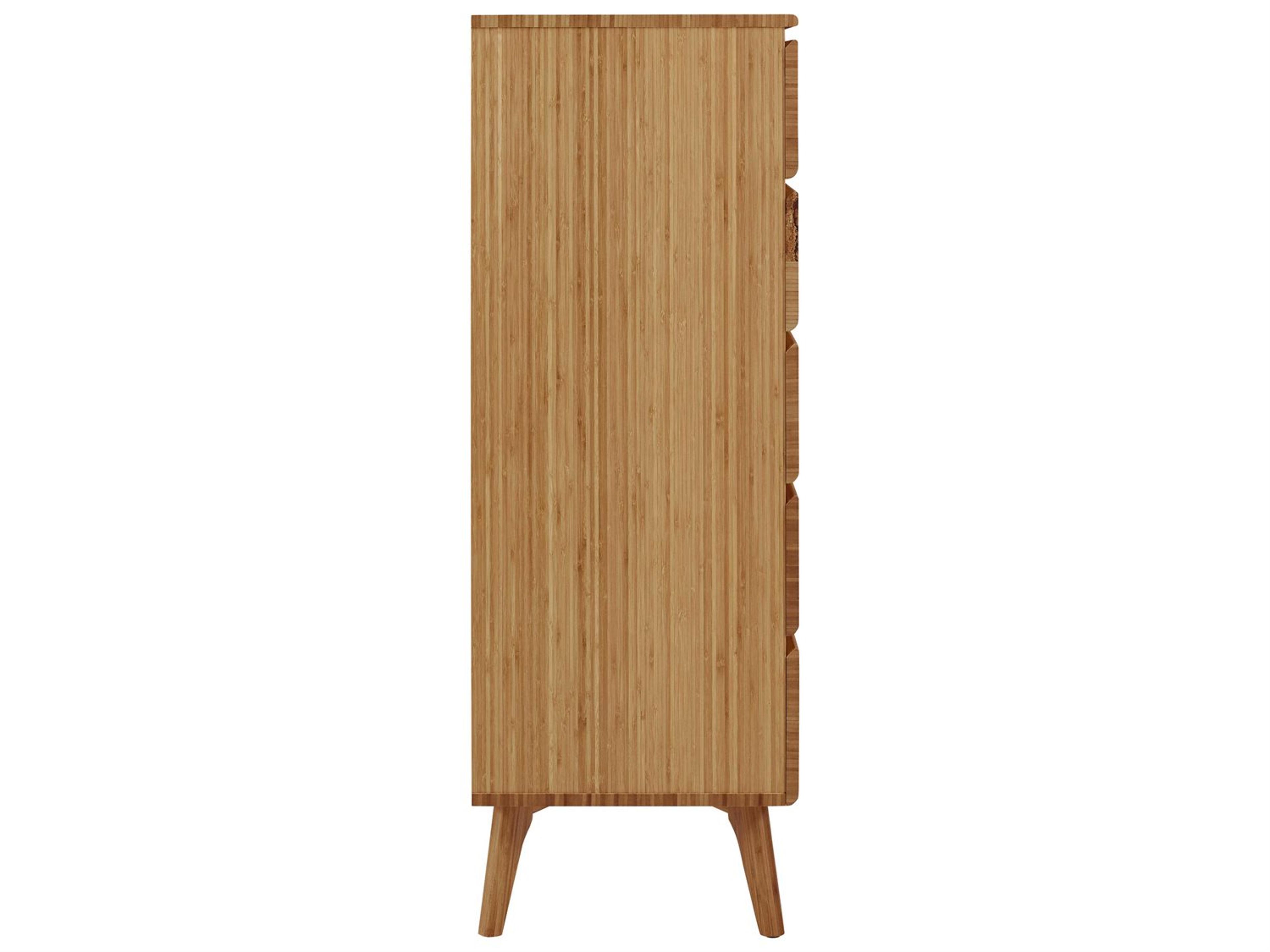 Greenington Azara 5-Drawers Caramelized Brown Bamboo Wood Accent Chest