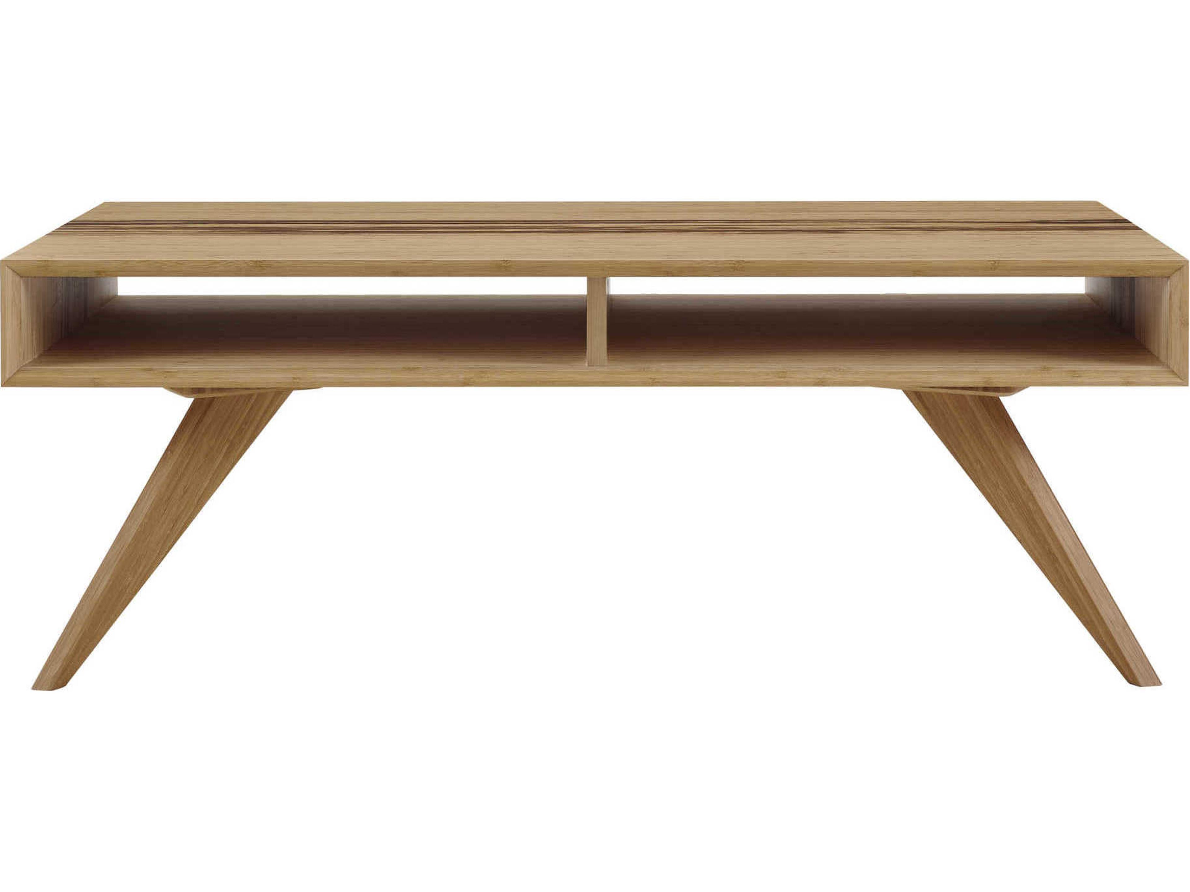 Greenington Azara Rectangular Wood Caramelized exotic Tiger Coffee Table