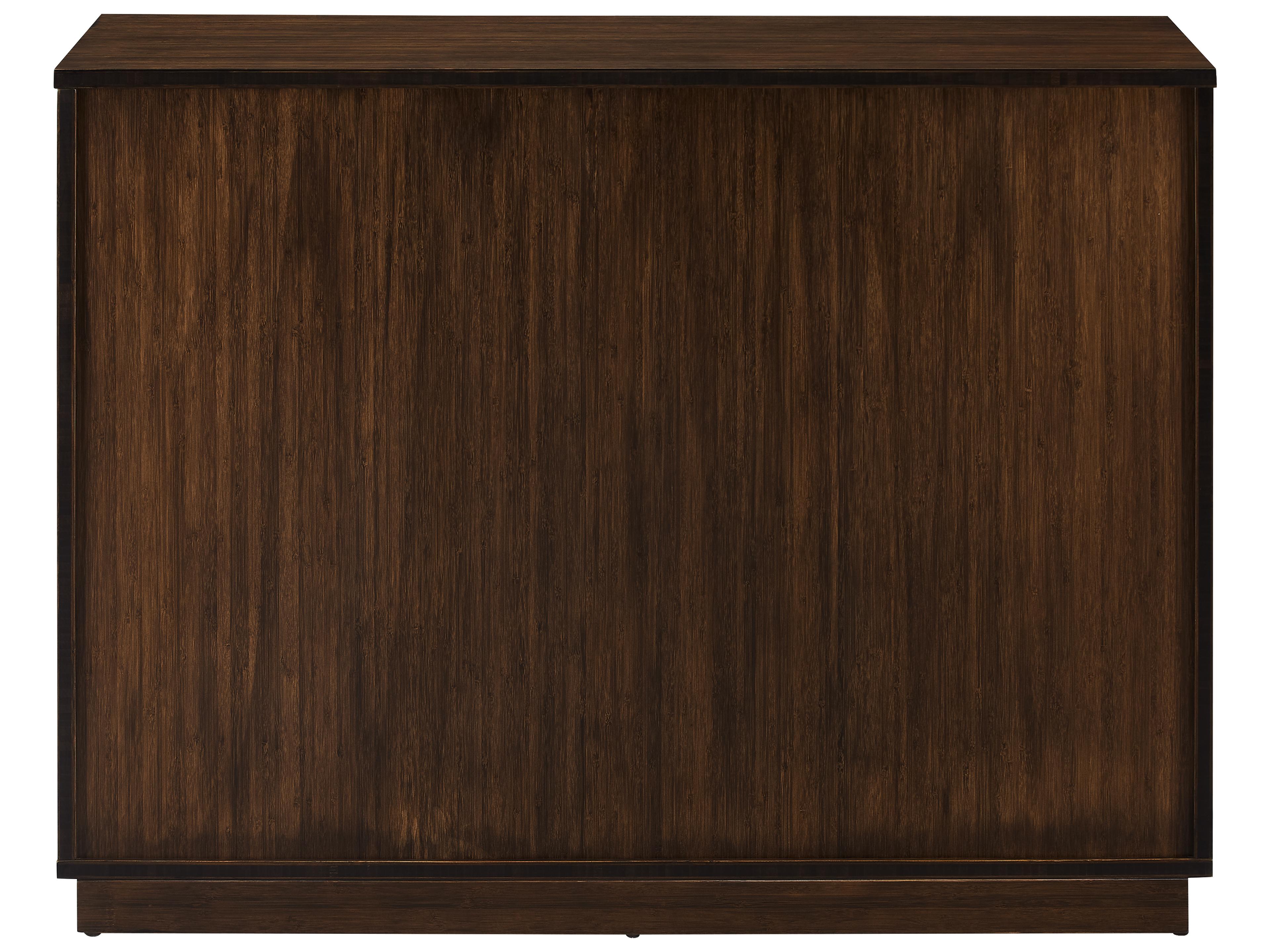 Greenington Dining Avalon Black Walnut Brown Bamboo Wood Console Table