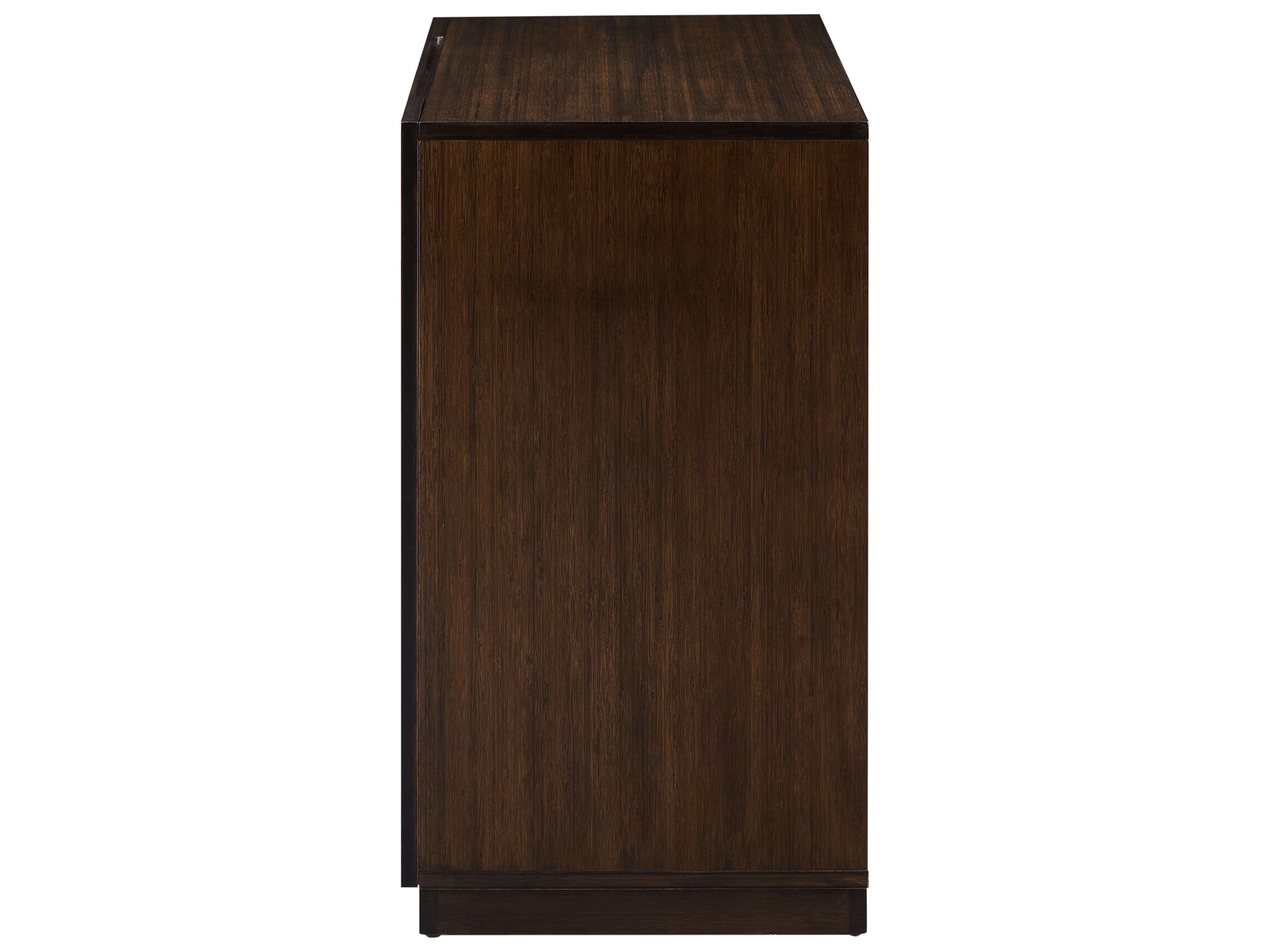 Greenington Dining Avalon Black Walnut Brown Bamboo Wood Console Table