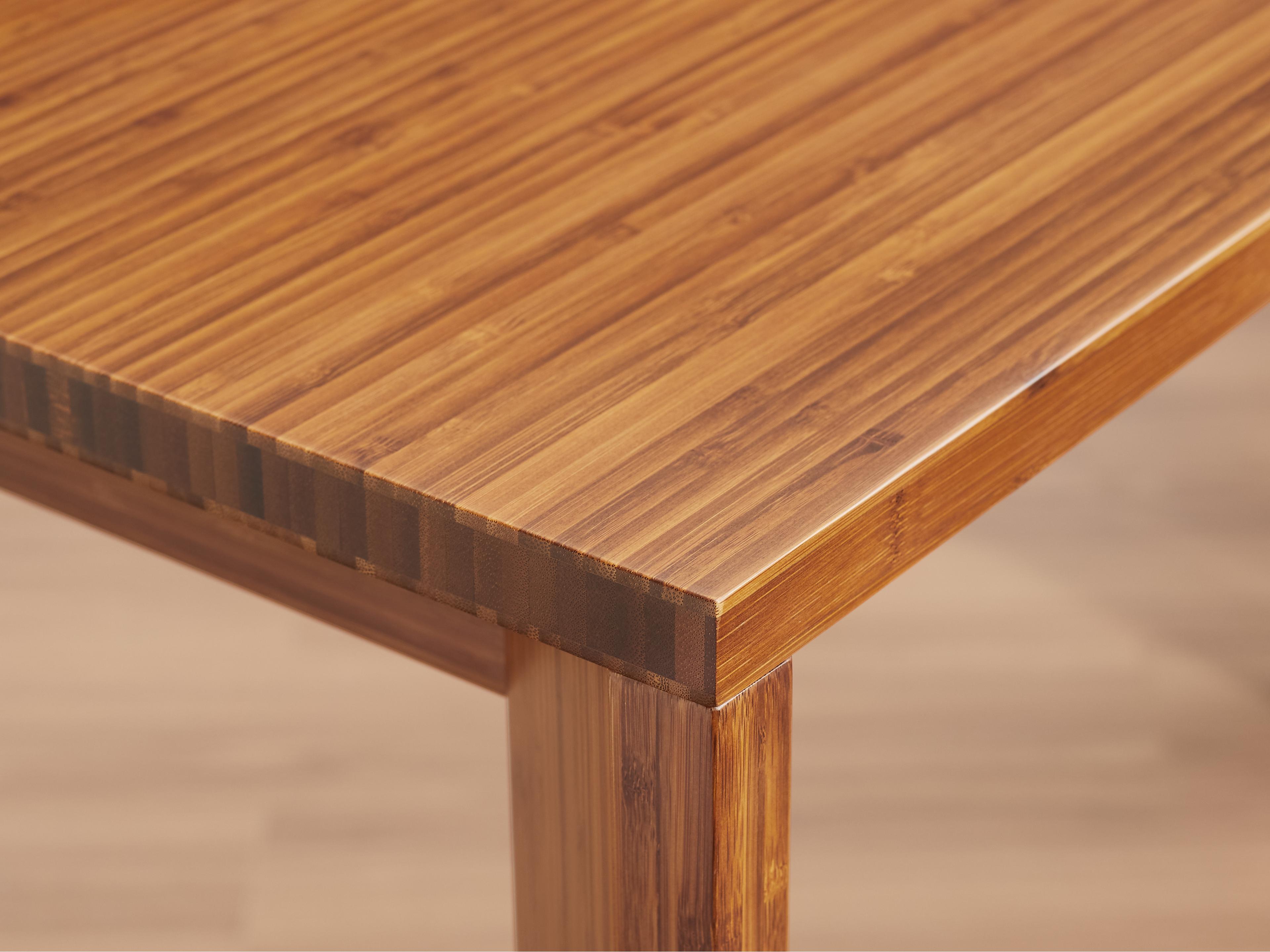 Greenington Dining Rectangular Bamboo Amber Counter Table