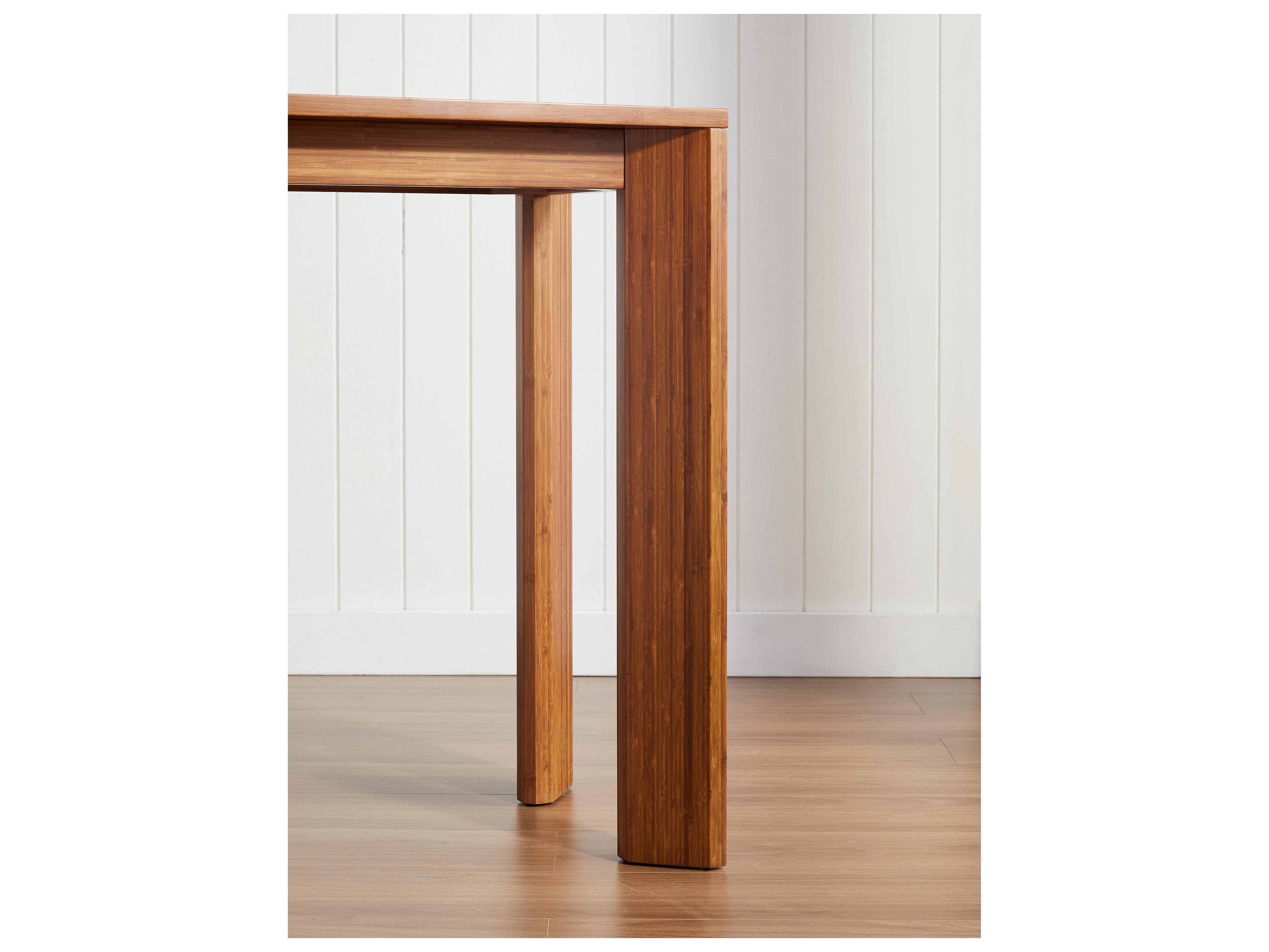 Greenington Dining Rectangular Bamboo Amber Counter Table
