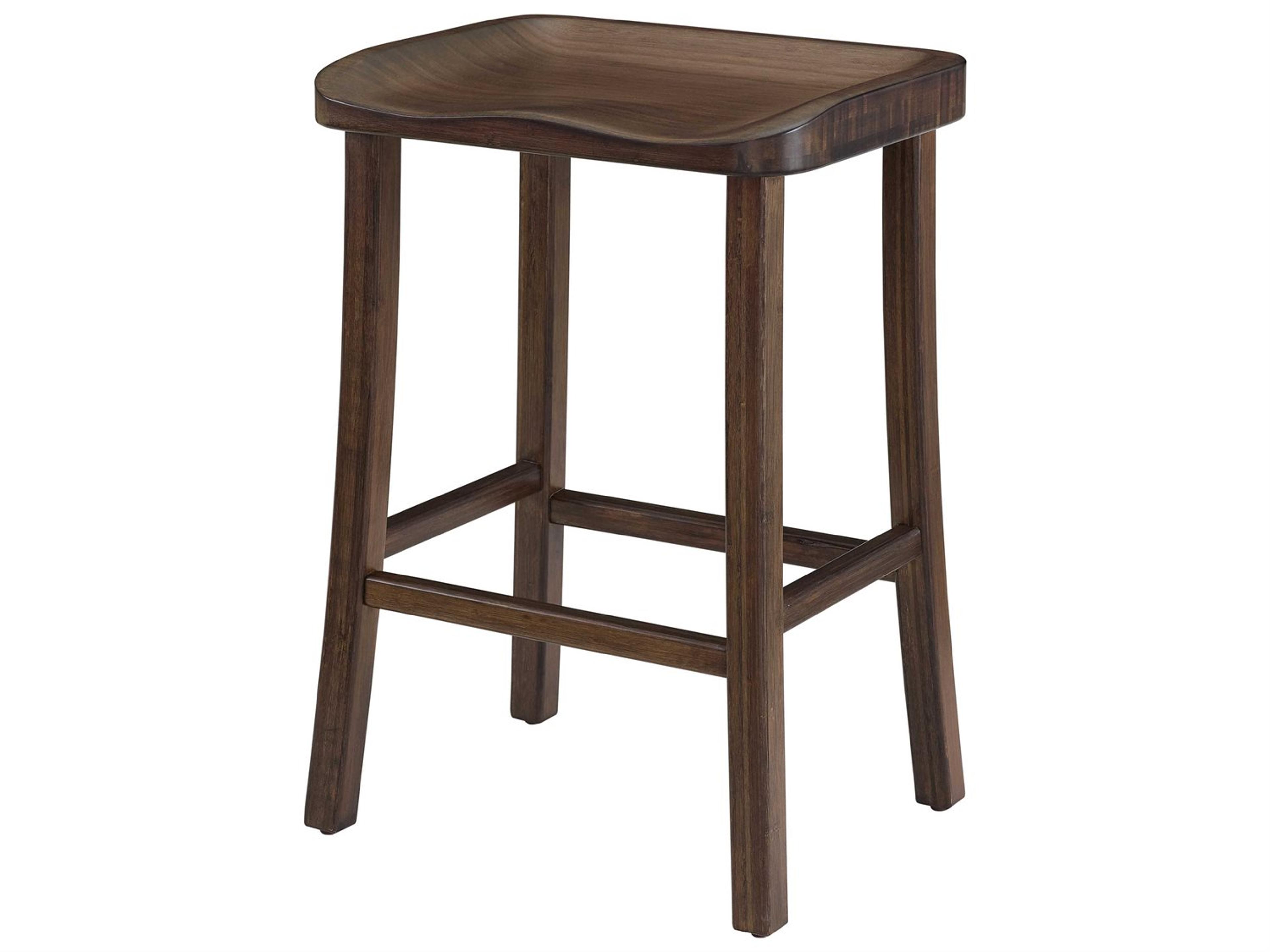 Greenington Tulip Bamboo Wood Black Walnut Counter Stool