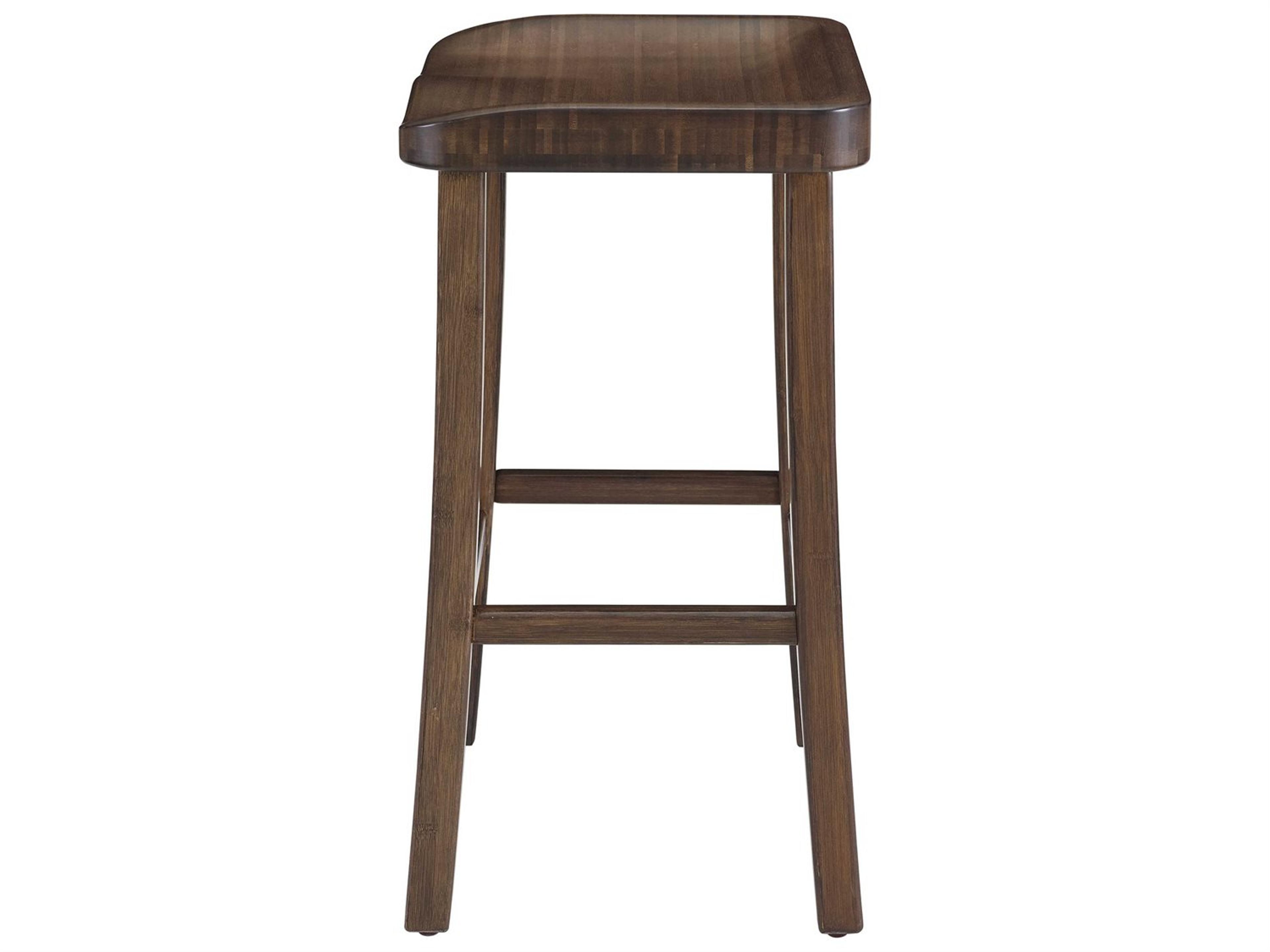 Greenington Tulip Bamboo Wood Black Walnut Bar Stool