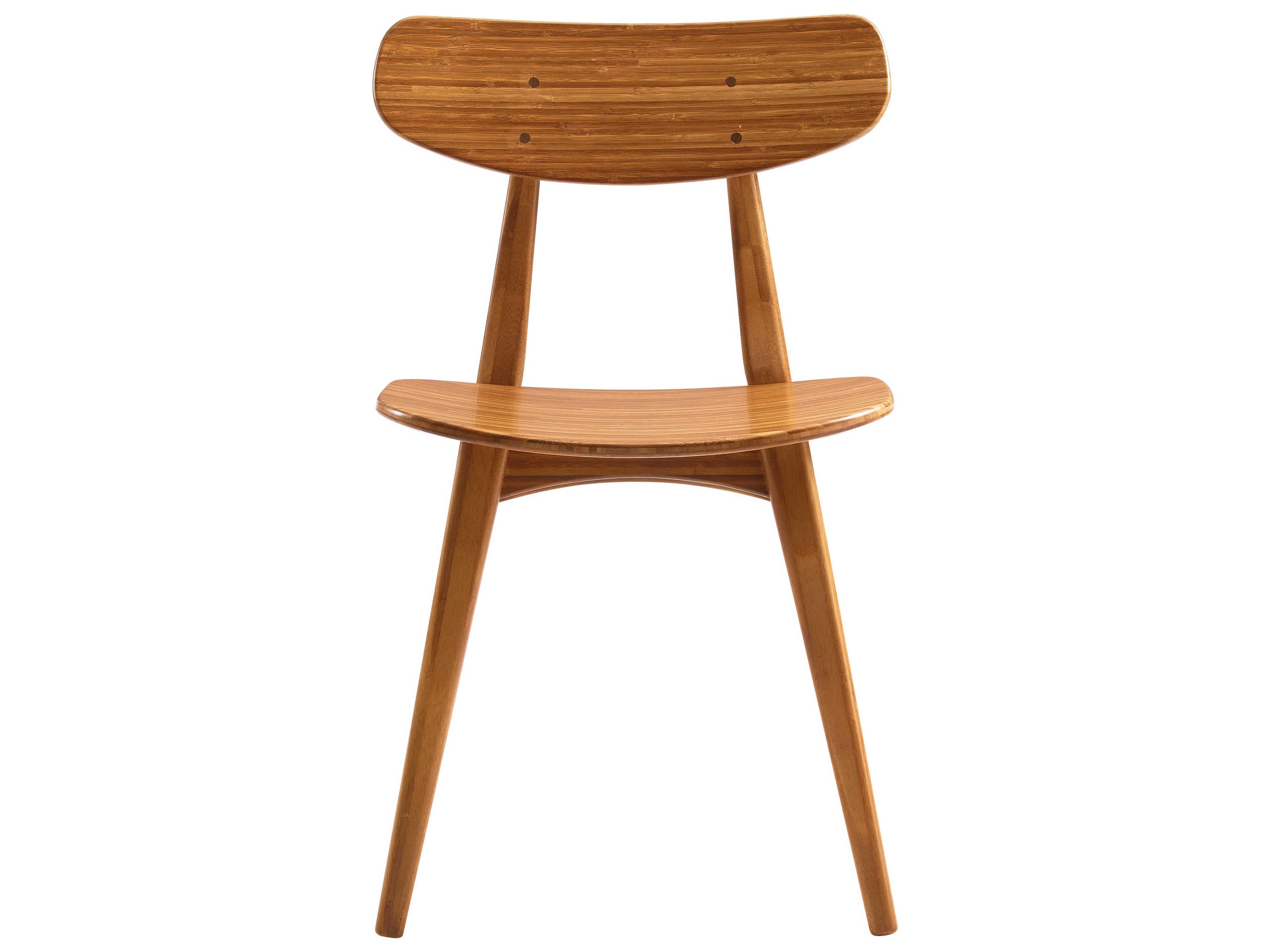 Greenington Cassia Bamboo Wood Brown Side Dining Chair