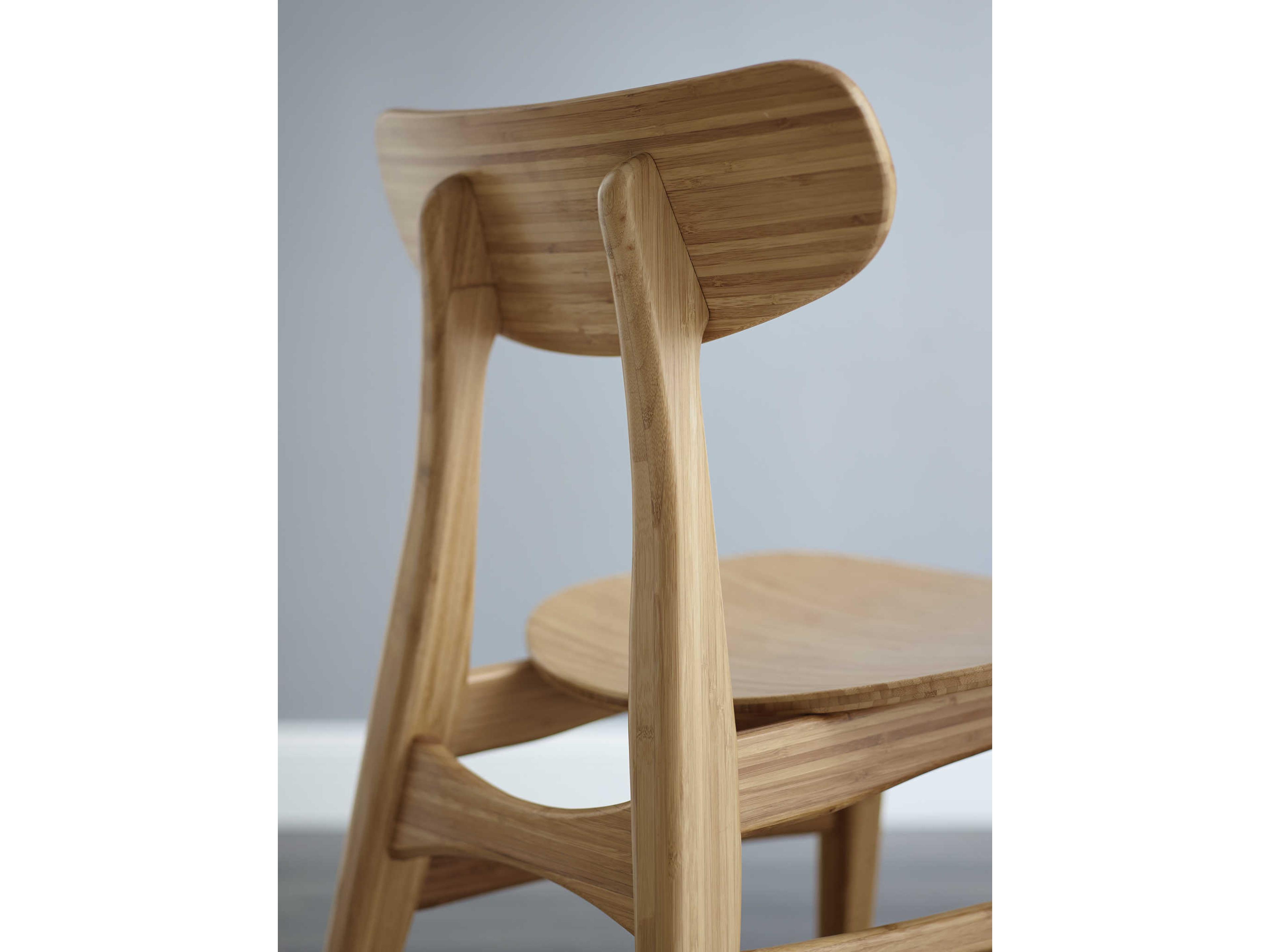 Greenington Cassia Bamboo Wood Brown Side Dining Chair