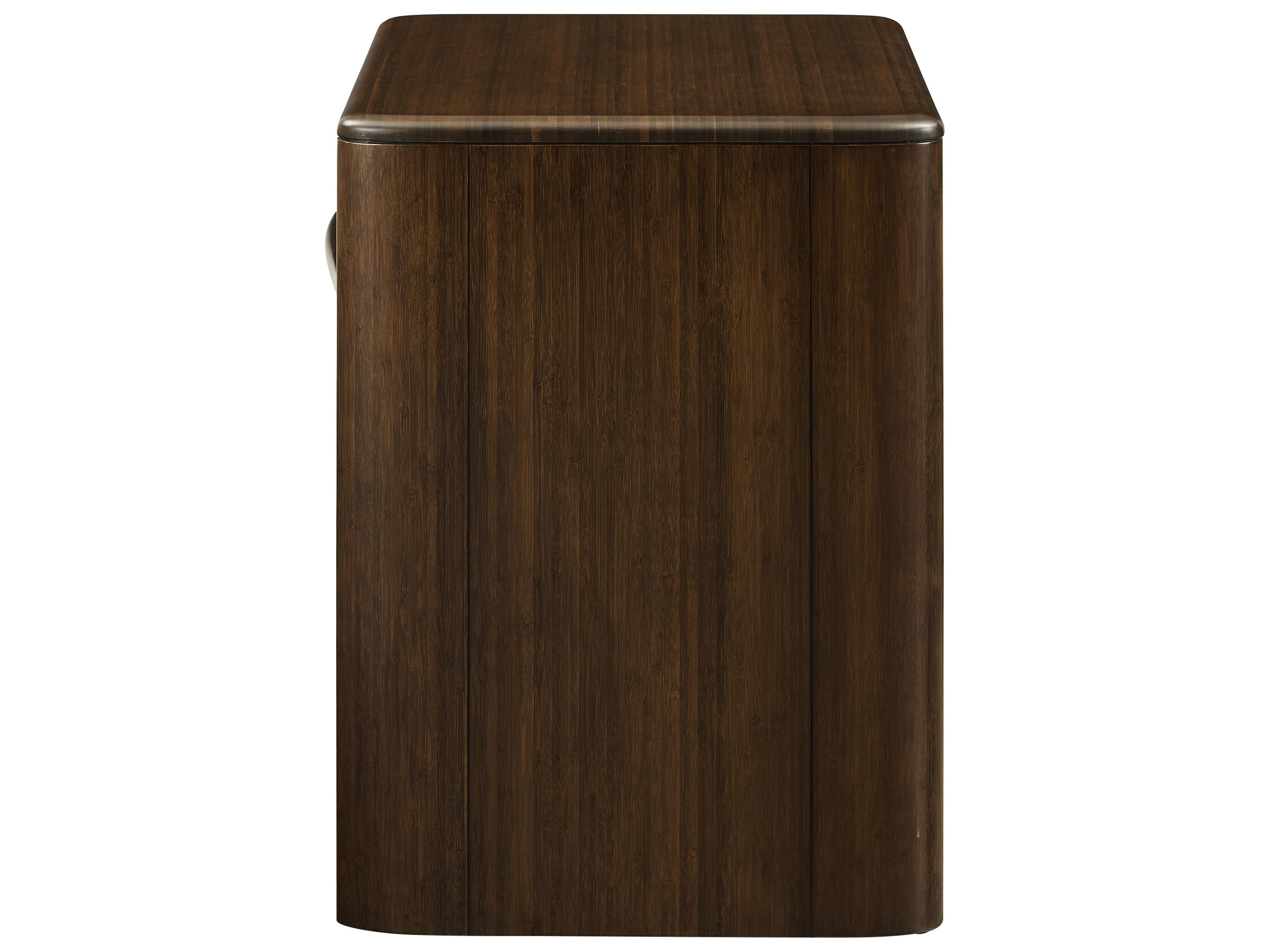 Greenington Catalina 1-Drawer Brown Bamboo Wood Nightstand