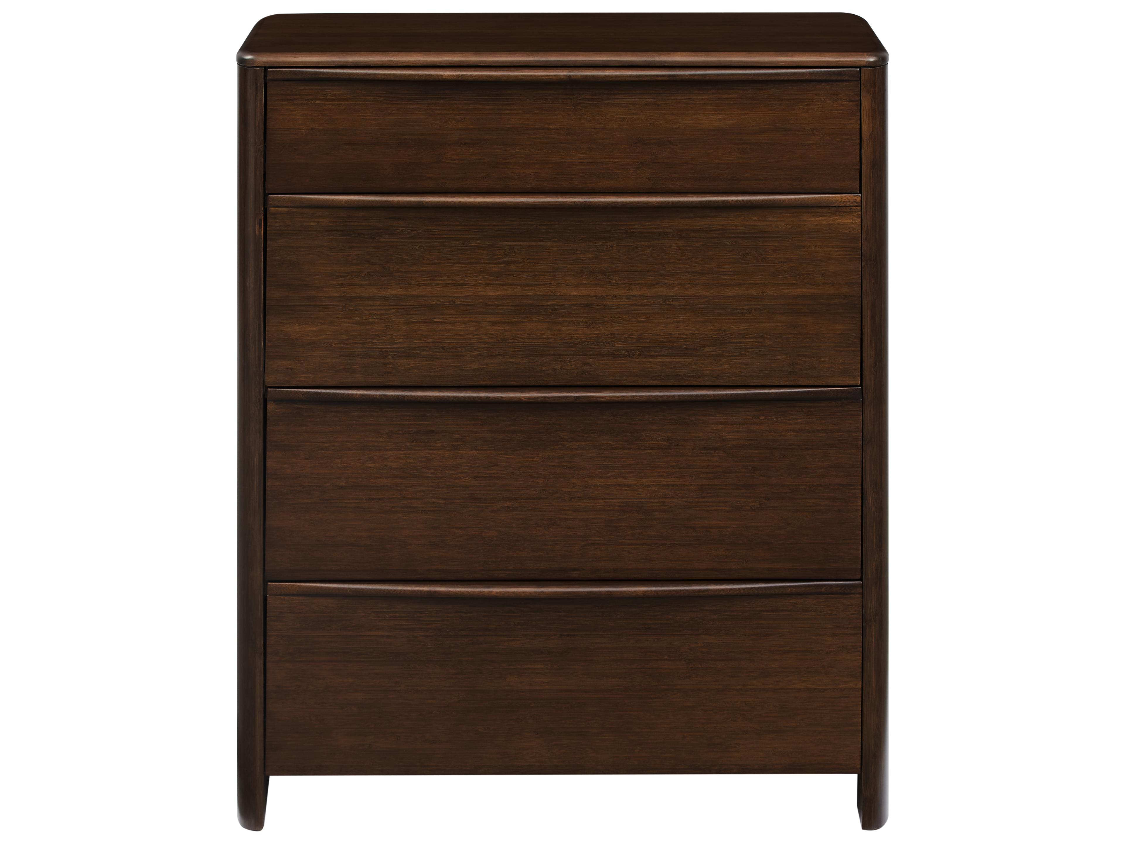 Greenington Catalina Black Walnut Brown Bamboo Wood Accent Chest