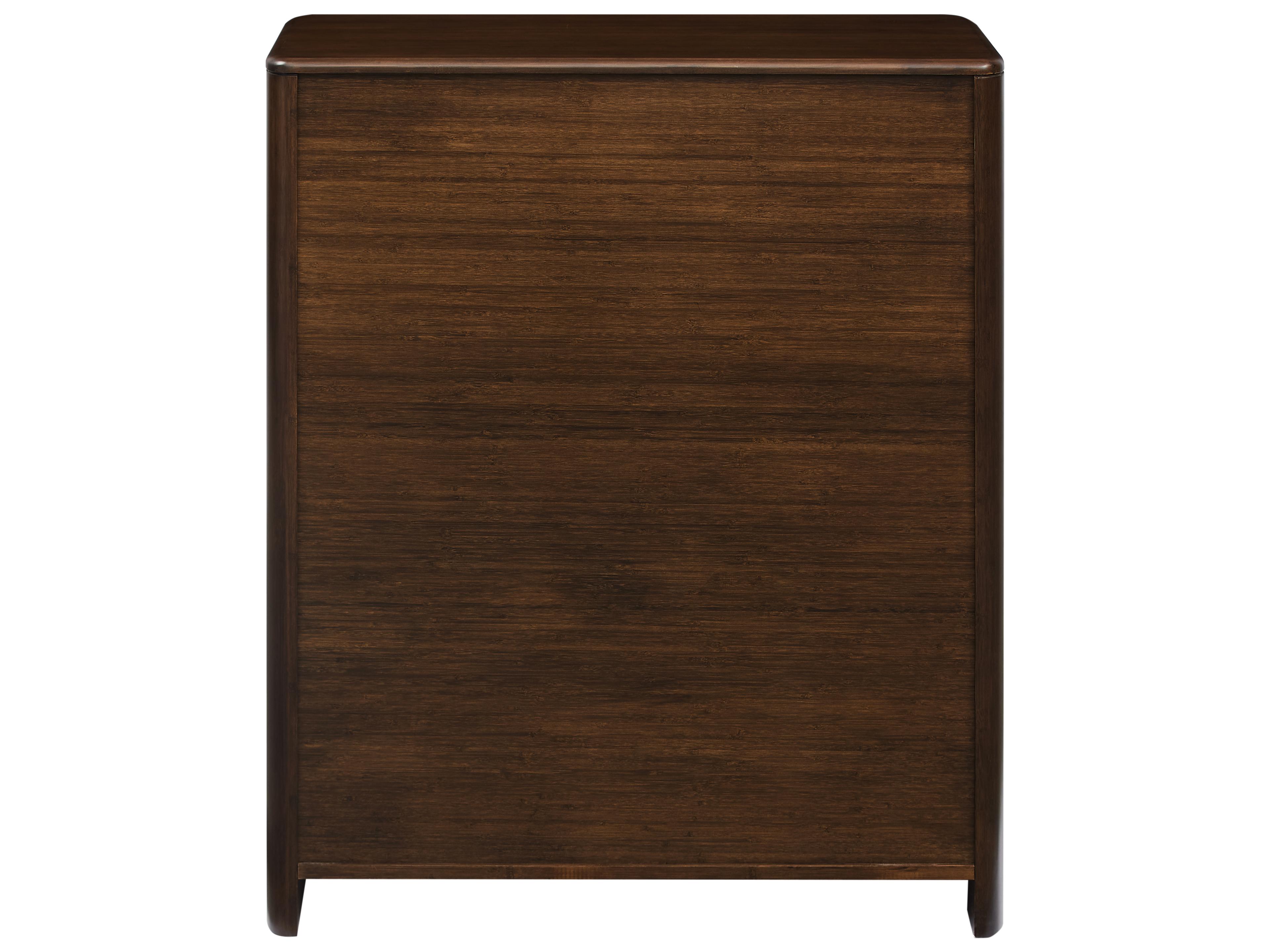 Greenington Catalina Black Walnut Brown Bamboo Wood Accent Chest