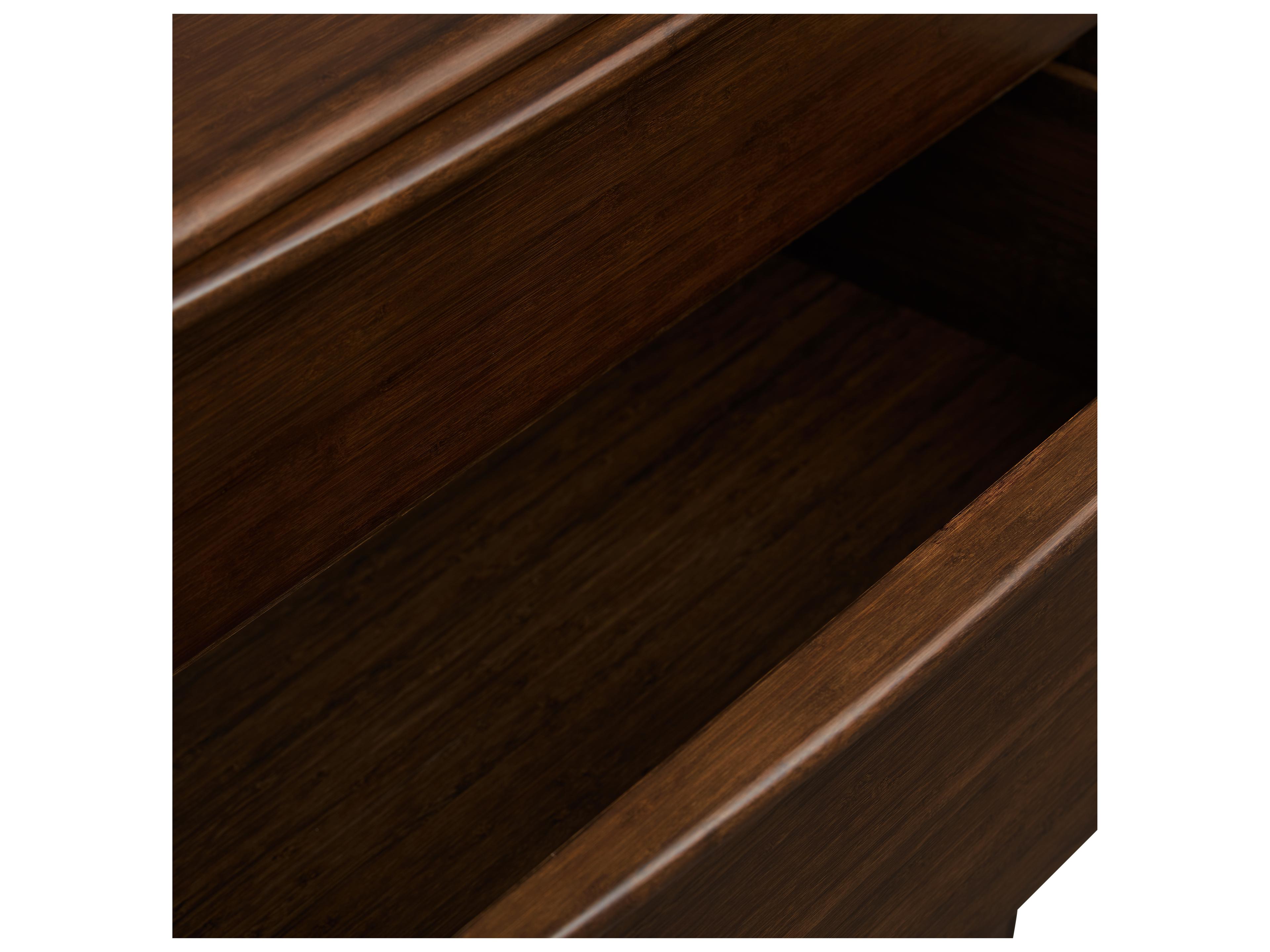 Greenington Catalina Black Walnut Brown Bamboo Wood Accent Chest