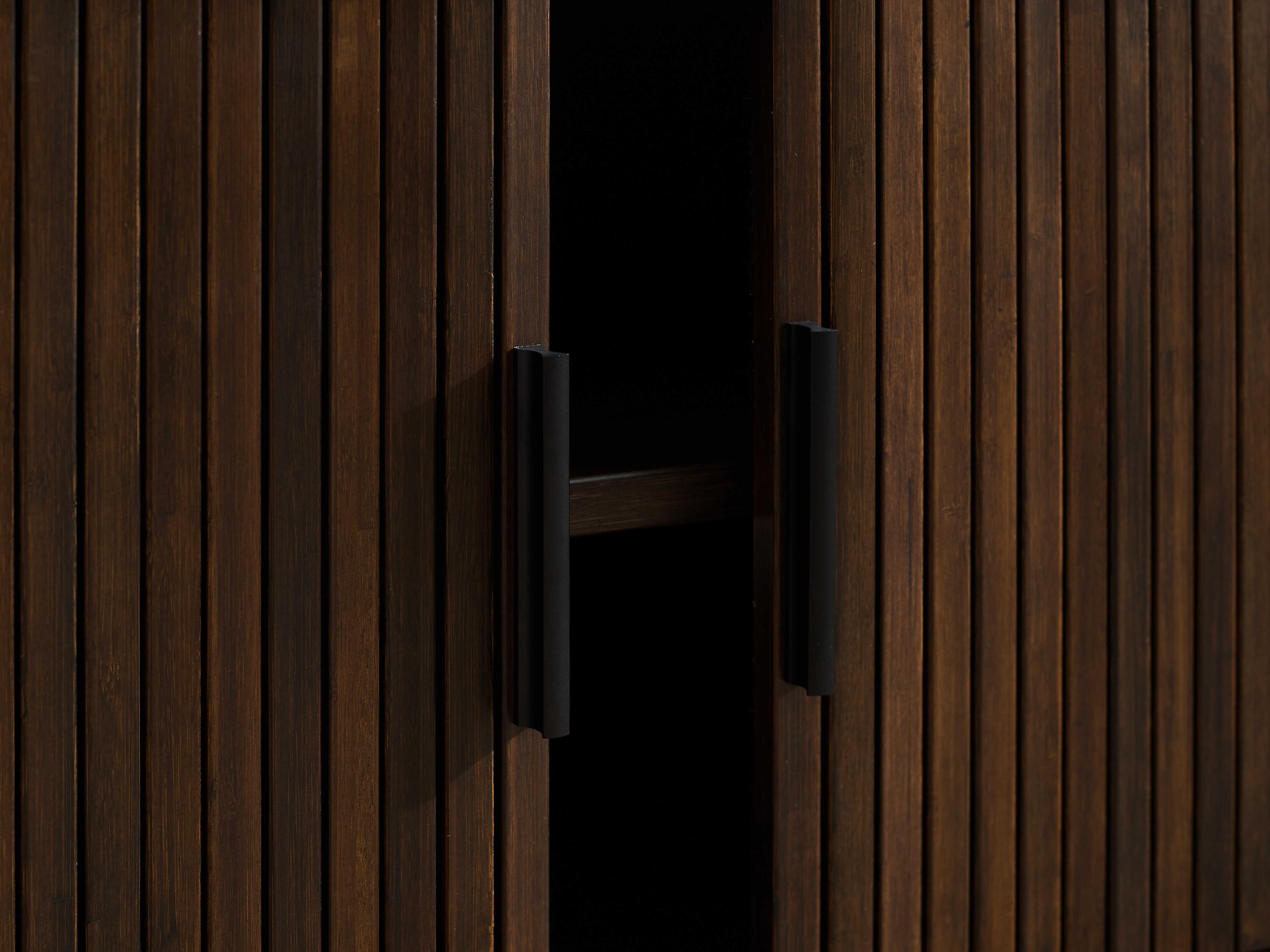 Greenington Carmel Rectangular Bamboo Black Walnut Console Table